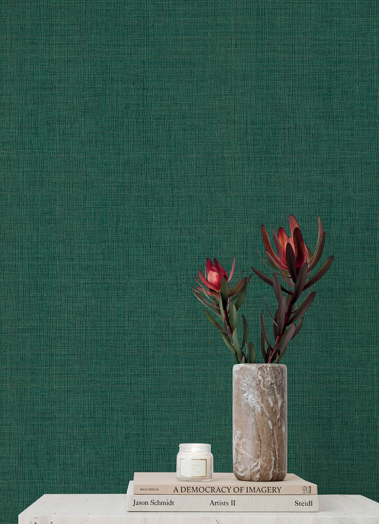 alba-evergreen-open-weave-wallpaper-york-wallcoverings-4193-7413 - York Wallcoverings Papel pintado