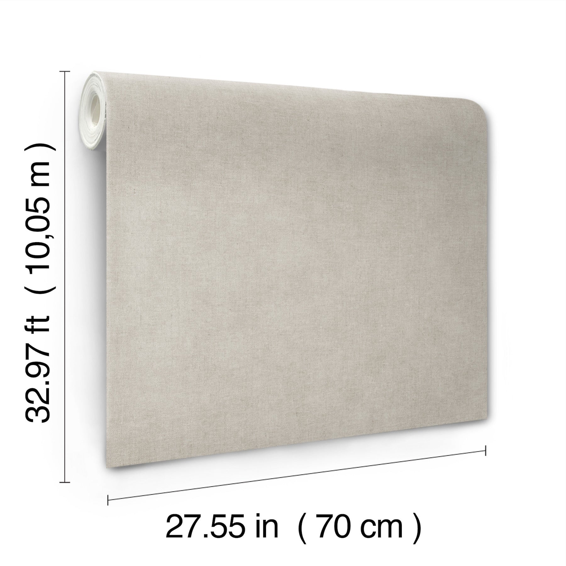 nuovo-grey-faux-linen-wallpaper-york-wallcoverings-4193-7424 - York Wallcoverings Papel pintado
