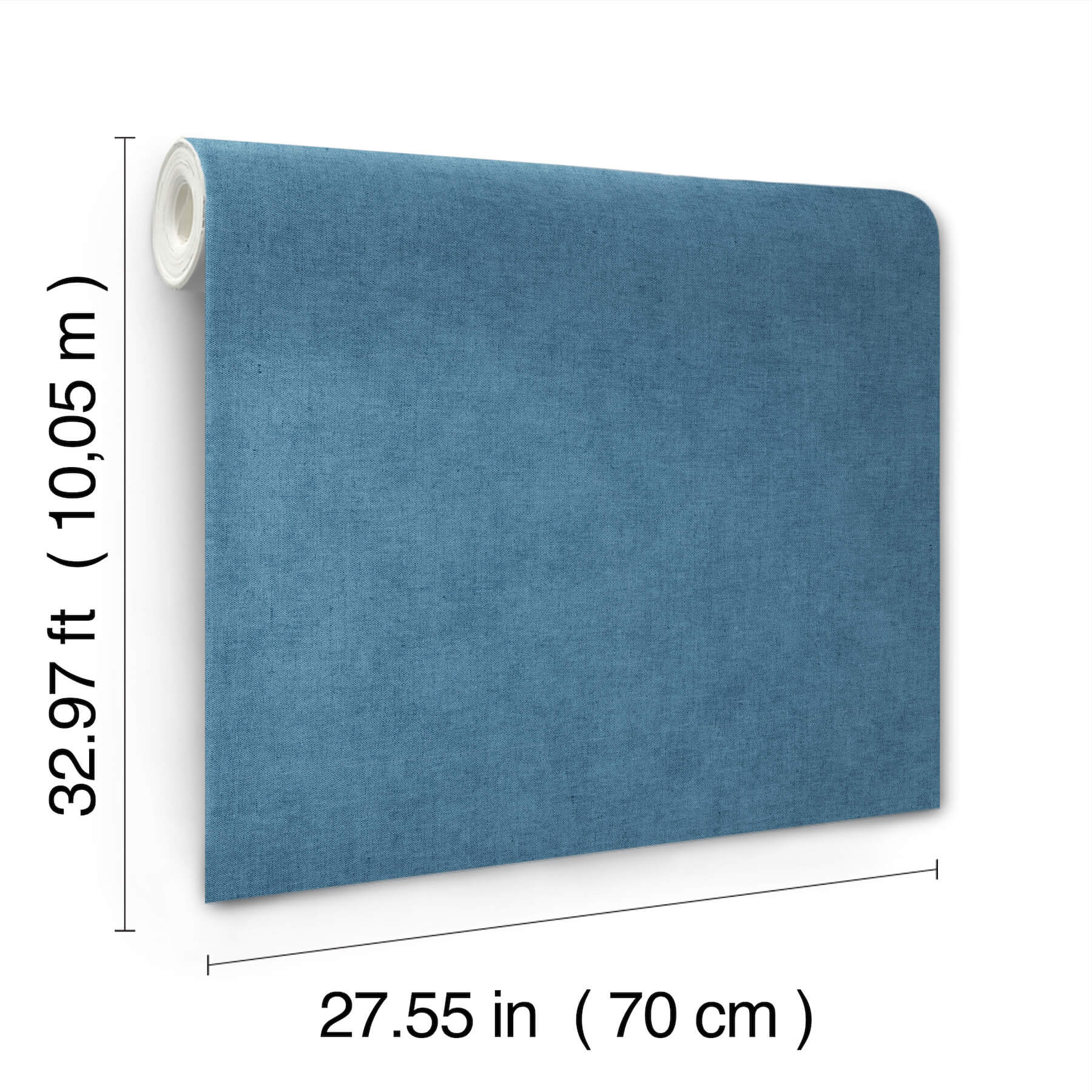 nuovo-denim-faux-linen-wallpaper-york-wallcoverings-4193-7434 - York Wallcoverings Papel pintado