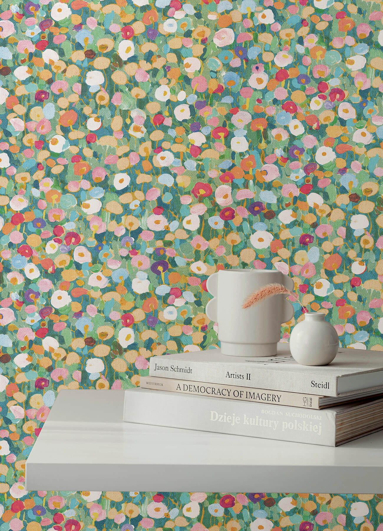 prato-green-petite-floral-wallpaper-york-wallcoverings-4193-7441 - York Wallcoverings Papel pintado