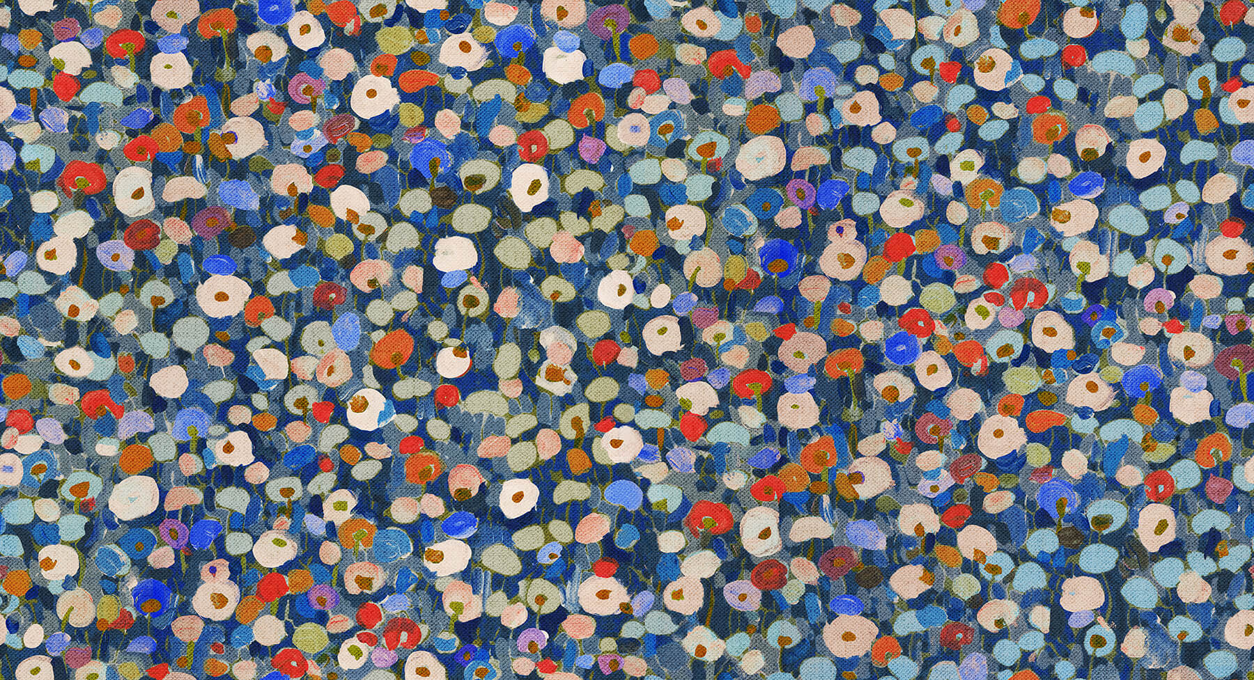 prato-blue-petite-floral-wallpaper-york-wallcoverings-4193-7442 - York Wallcoverings Papel pintado
