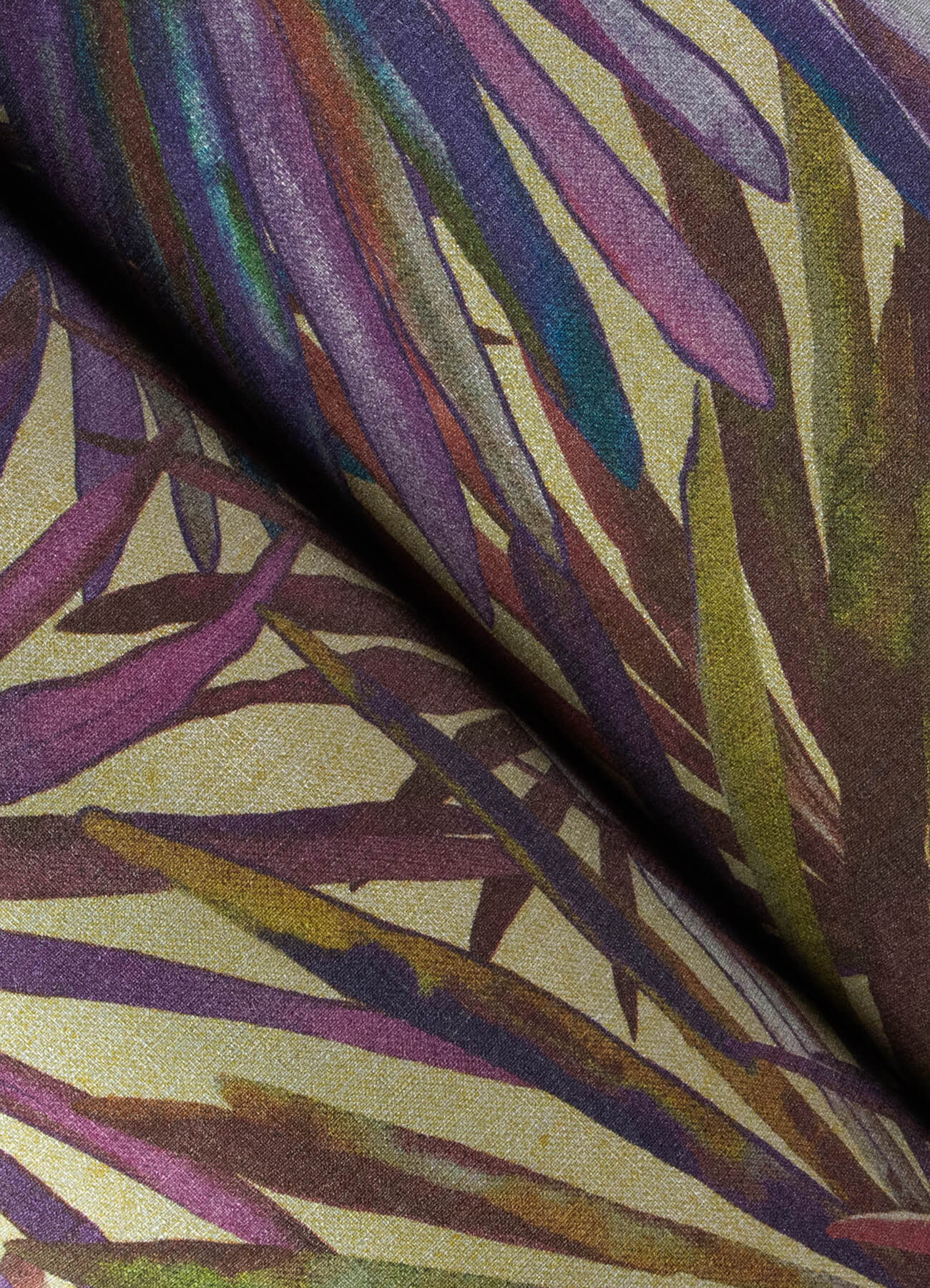 corifa-purple-palm-leaf-wallpaper-york-wallcoverings-4193-7452 - York Wallcoverings Papel pintado