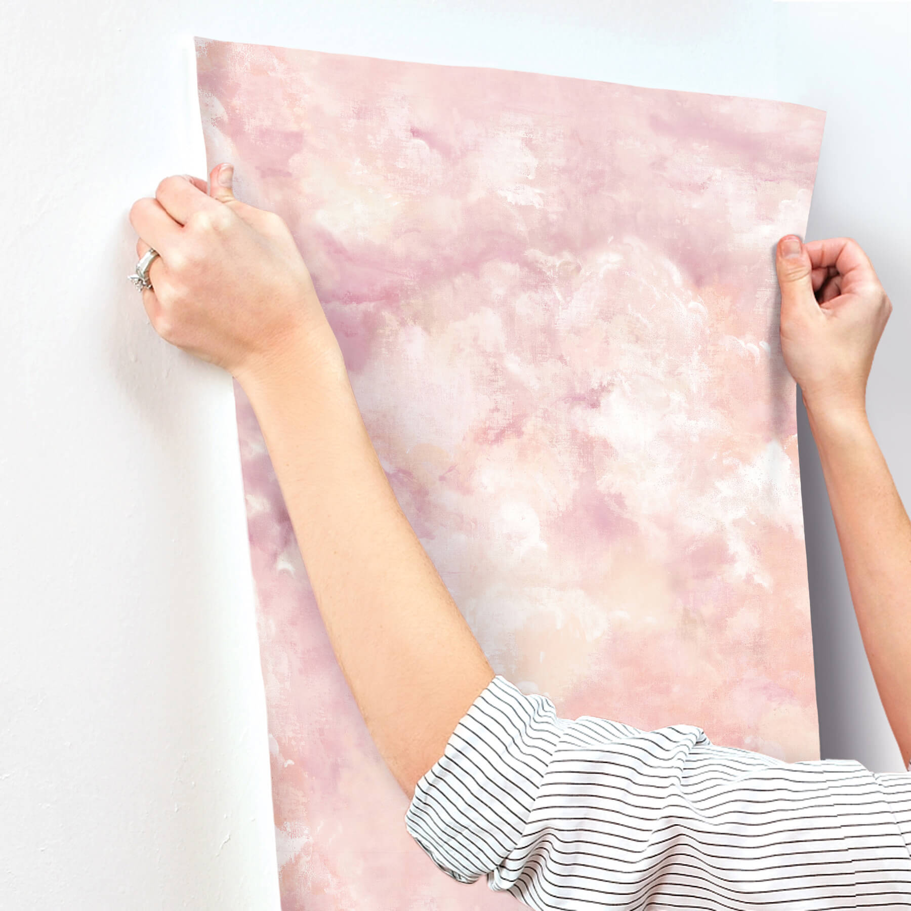 aria-pink-abstract-wallpaper-york-wallcoverings-4193-7461 - York Wallcoverings Papel pintado