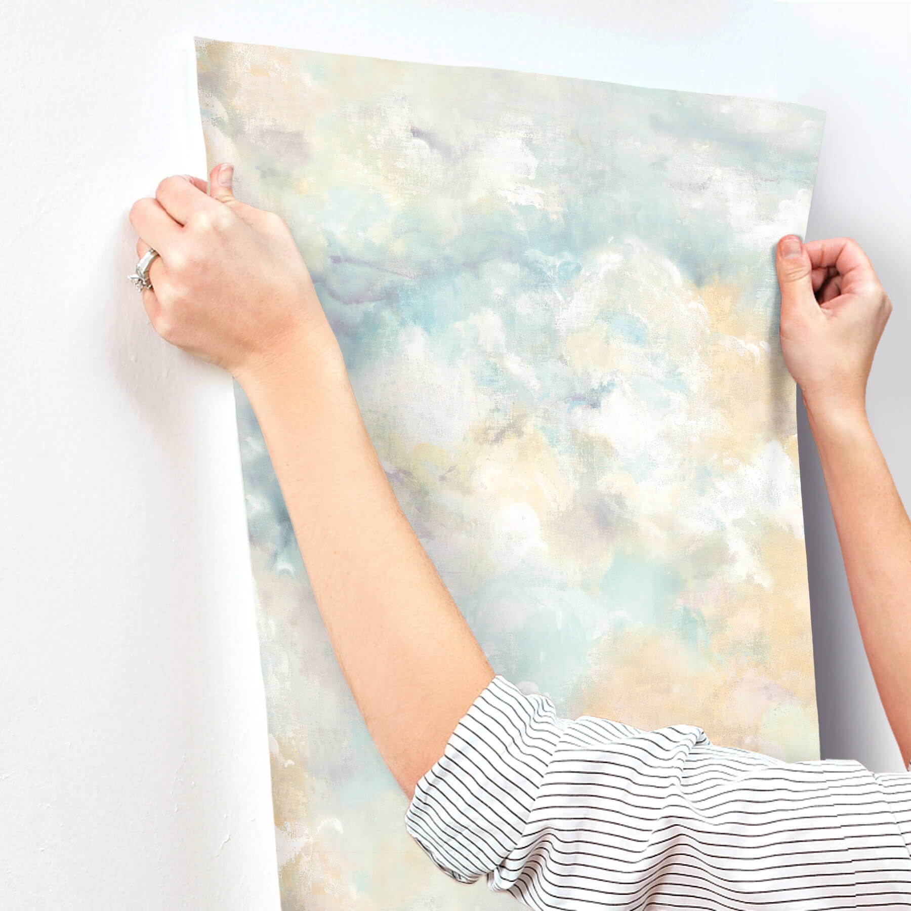 aria-aquamarine-abstract-wallpaper-york-wallcoverings-4193-7462 - York Wallcoverings Wallpaper