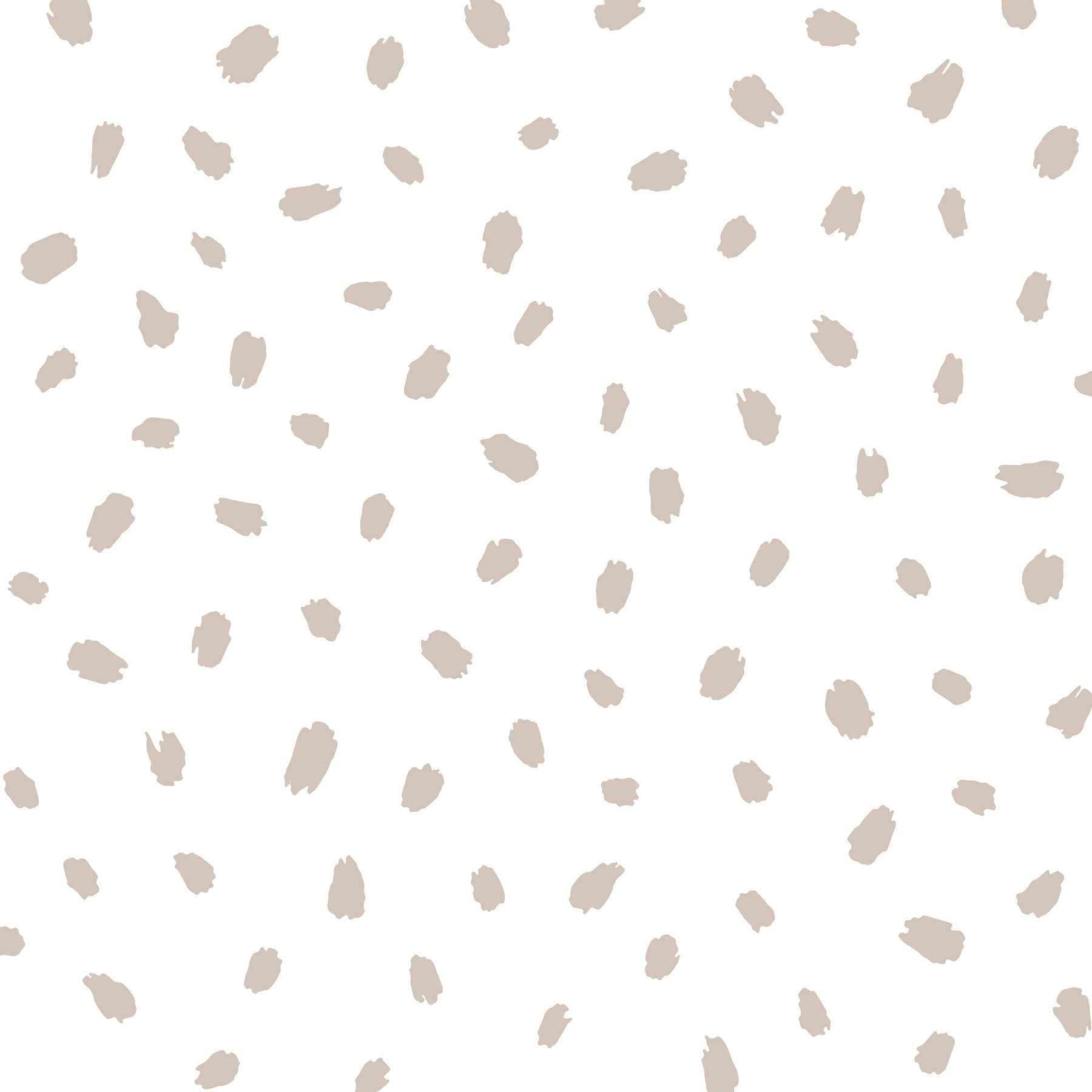 Animal Spots Taupe Polka Dot Wallpaper - York Wallcoverings - 4203-27543