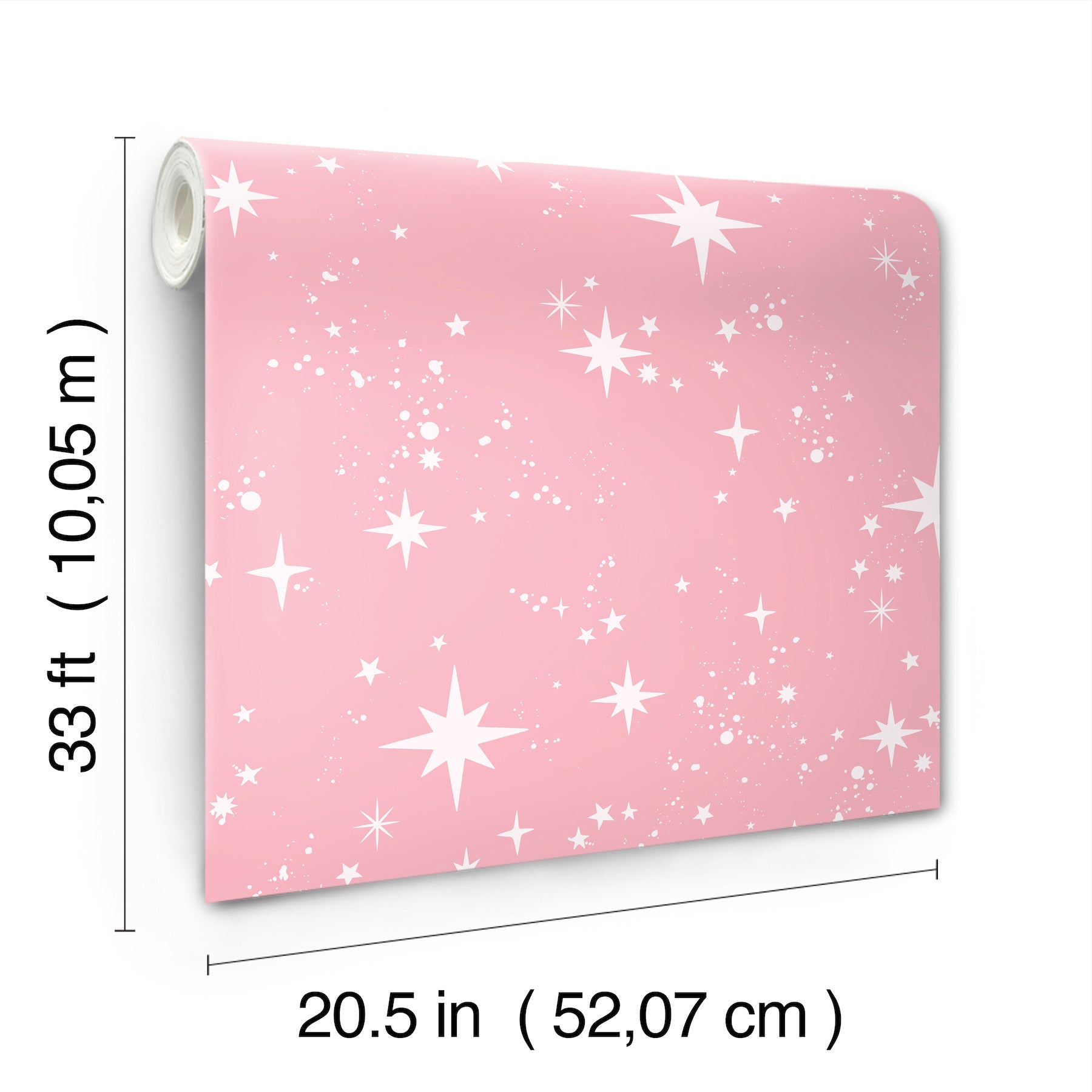 twinkle-pink-starry-skies-wallpaper-york-wallcoverings-4203-27566 - York Wallcoverings Wallpaper