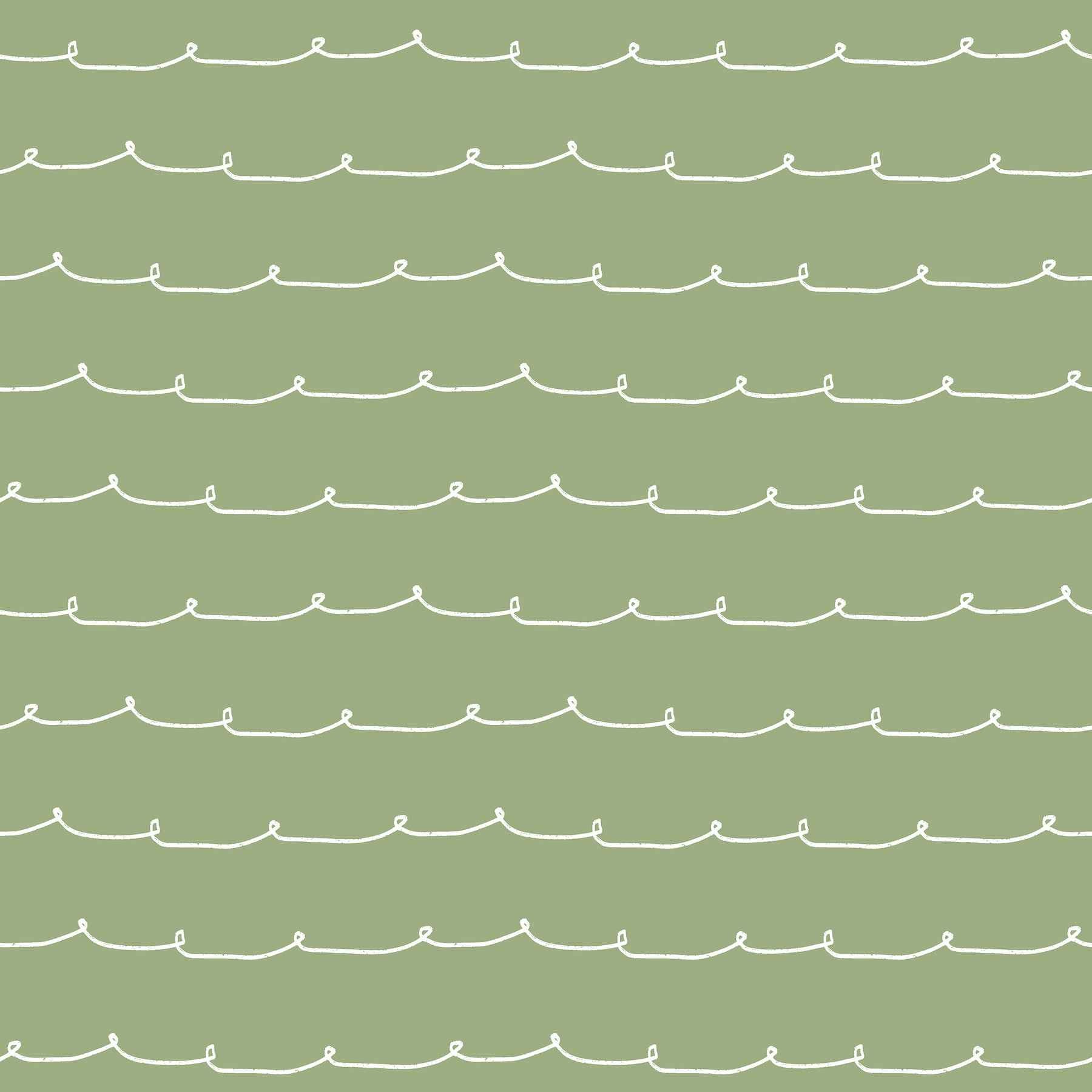 Wiggle Line Green Stripe Wallpaper - York Wallcoverings - 4203-27571