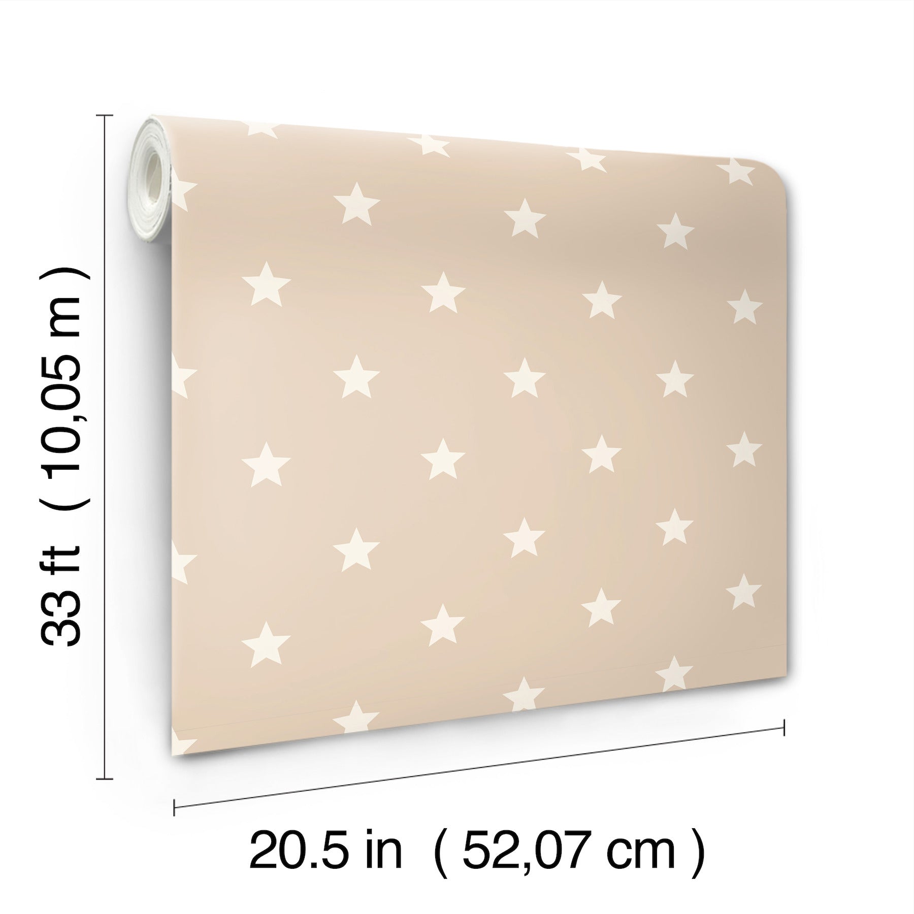 starry-motif-light-brown-geometric-wallpaper-york-wallcoverings-4203-27581 - York Wallcoverings Wallpaper