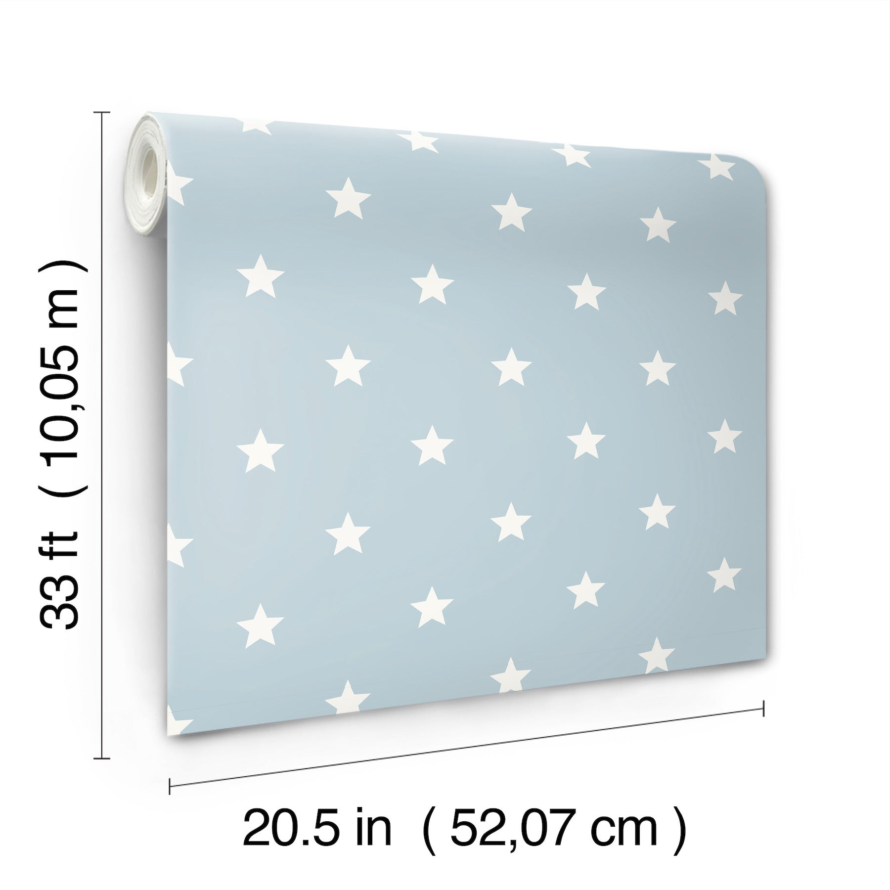 starry-motif-light-blue-geometric-wallpaper-york-wallcoverings-4203-27583 - York Wallcoverings Papel pintado