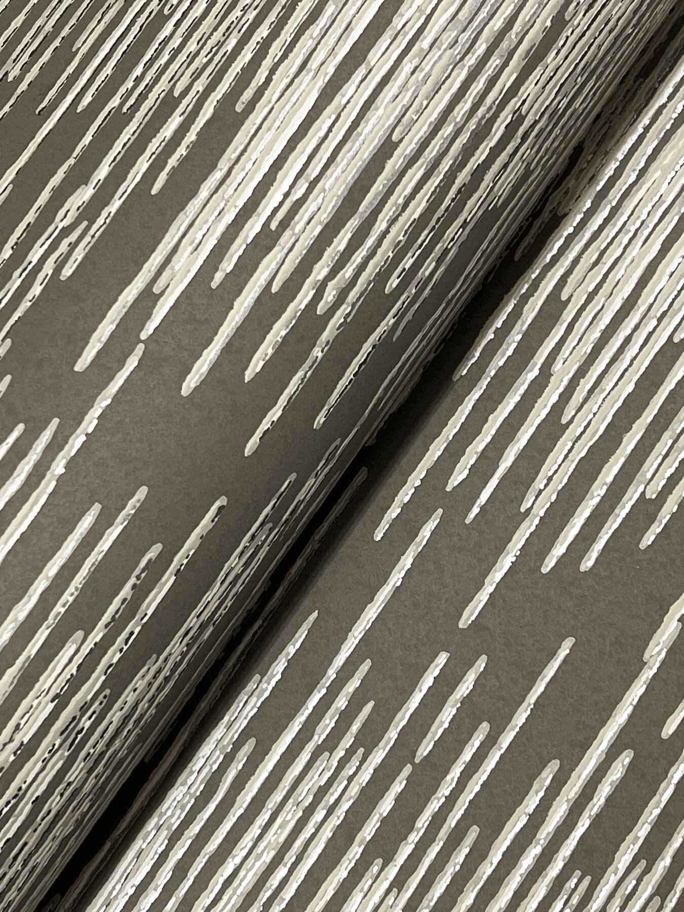 Operetta Stone Metallic Columns Wallpaper - York Wallcoverings - VR1505 - York Wallcoverings Wallpaper