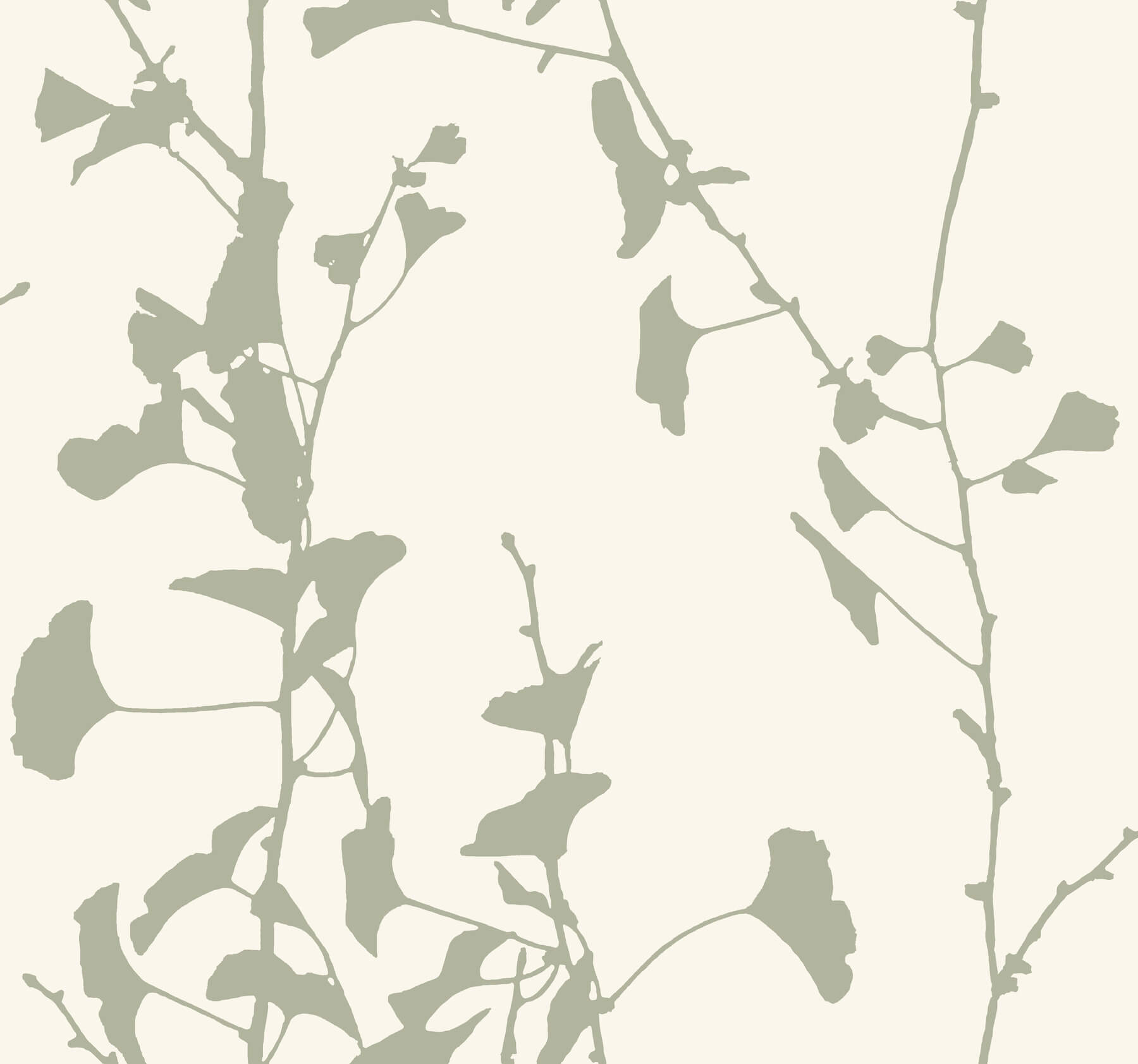ginkgo-silhouette-sage-cork-wallpaper-york-wallcoverings-vr1510 - York Wallcoverings Wallpaper