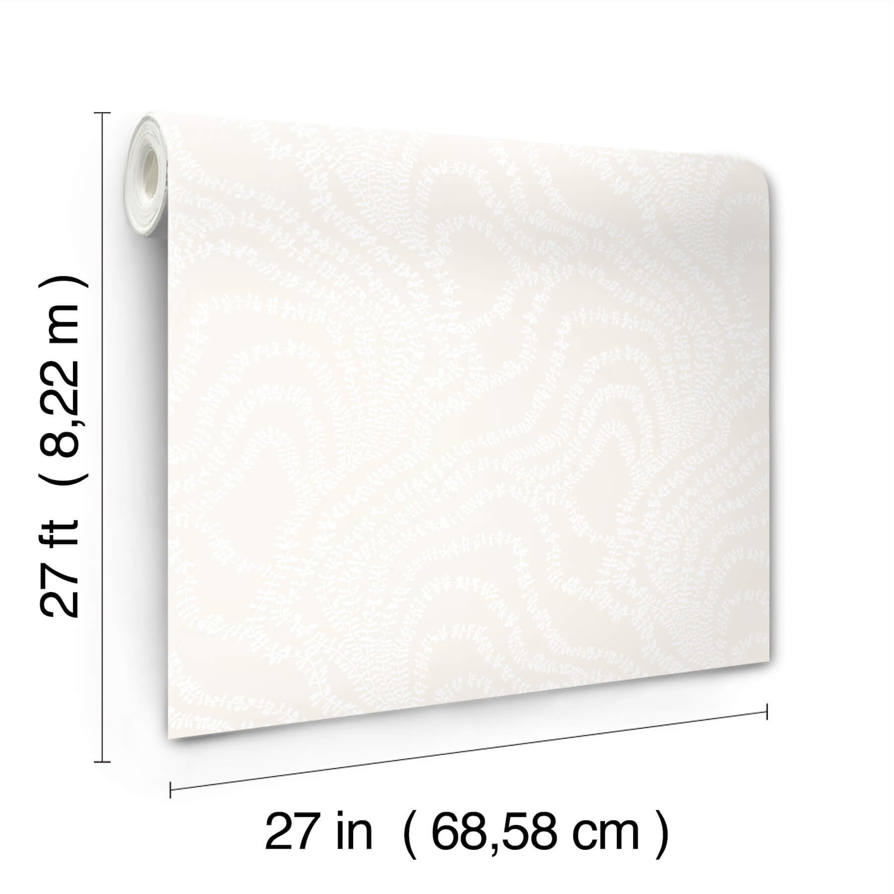 string-of-pearls-pearl-vine-wallpaper-york-wallcoverings-vr1514 - York Wallcoverings Wallpaper