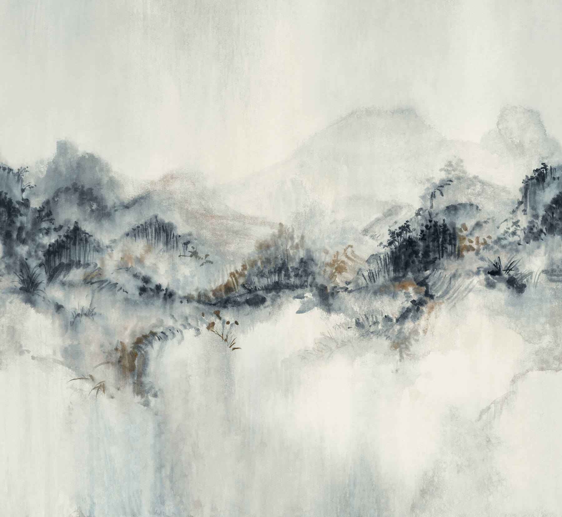 Mystic Overlook Blue Wall Mural - York Wallcoverings - VR1519M - York Wallcoverings Wallpaper