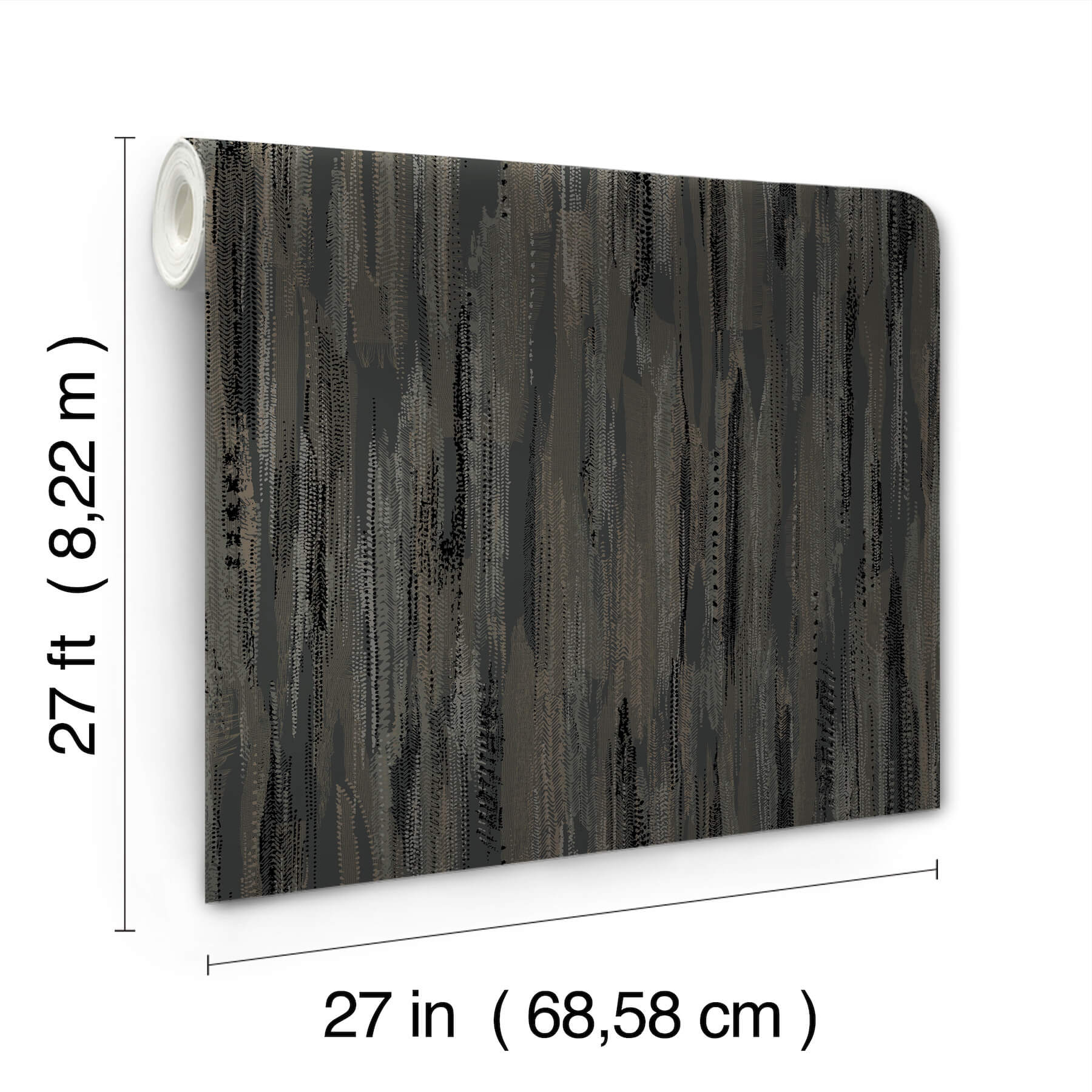 tribeca-charcoal-texture-stripe-wallpaper-york-wallcoverings-vr1523 - York Wallcoverings Wallpaper