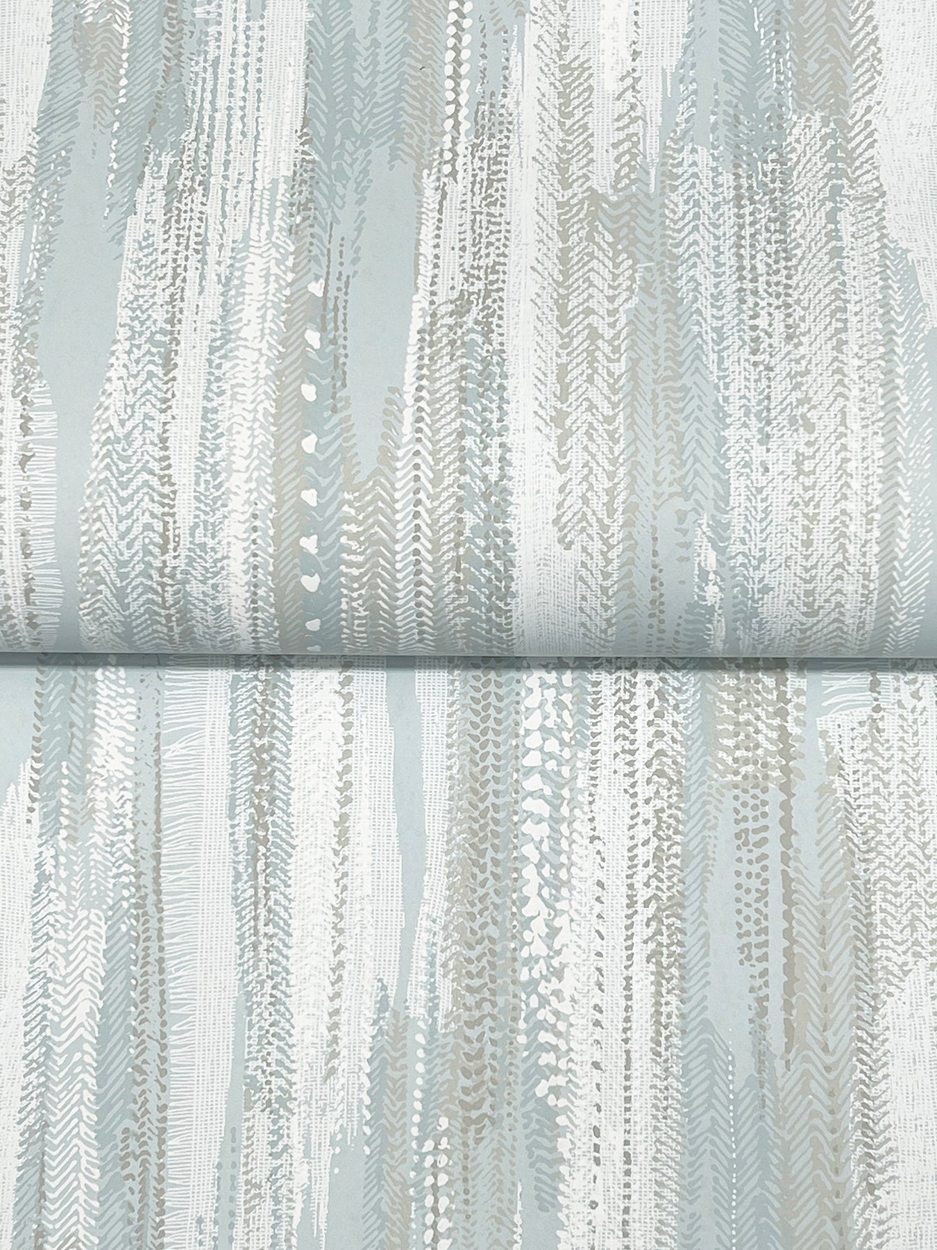 Tribeca Light Blue Texture Stripe Wallpaper - York Wallcoverings - VR1524 - York Wallcoverings Wallpaper