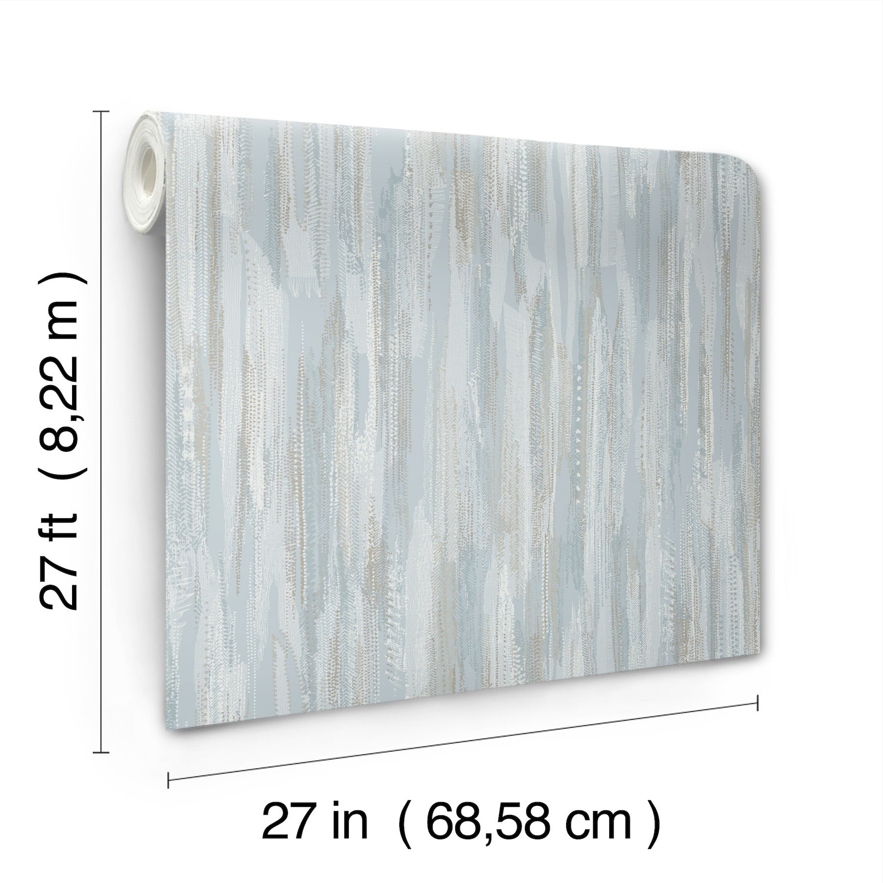 tribeca-light-blue-texture-stripe-wallpaper-york-wallcoverings-vr1524 - York Wallcoverings Wallpaper
