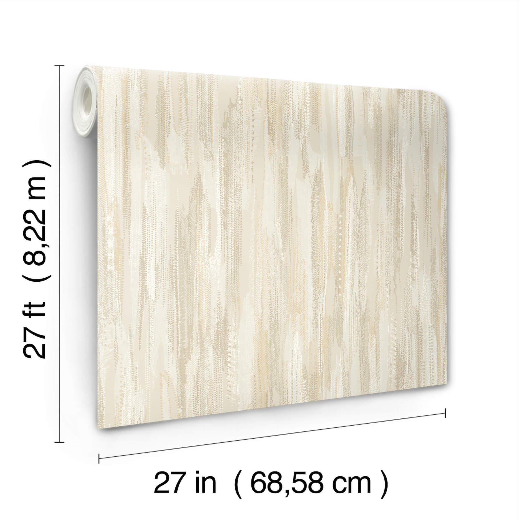 tribeca-gold-texture-stripe-wallpaper-york-wallcoverings-vr1527 - York Wallcoverings Wallpaper