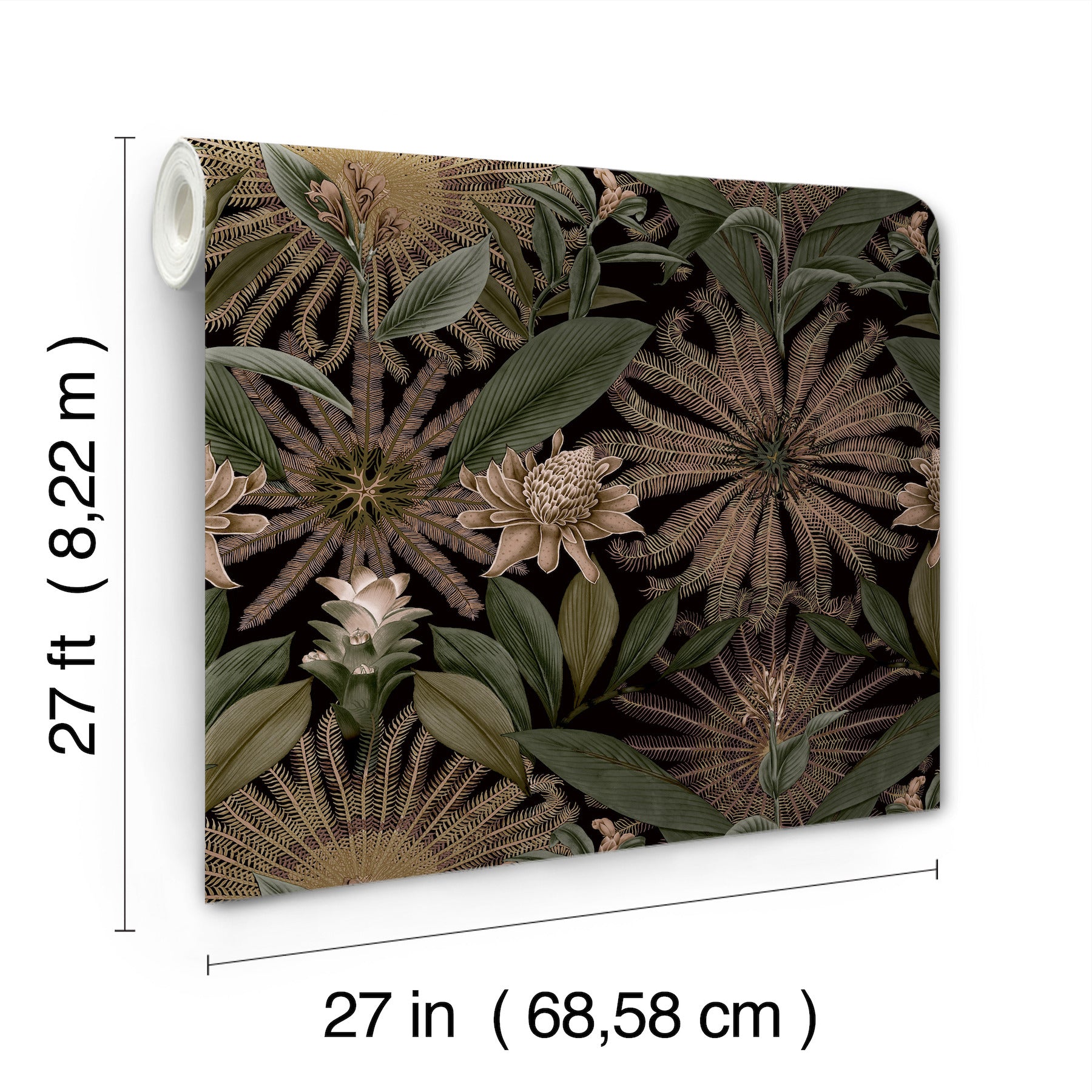 enchanted-garden-chocolate-tropical-wallpaper-york-wallcoverings-vr1529