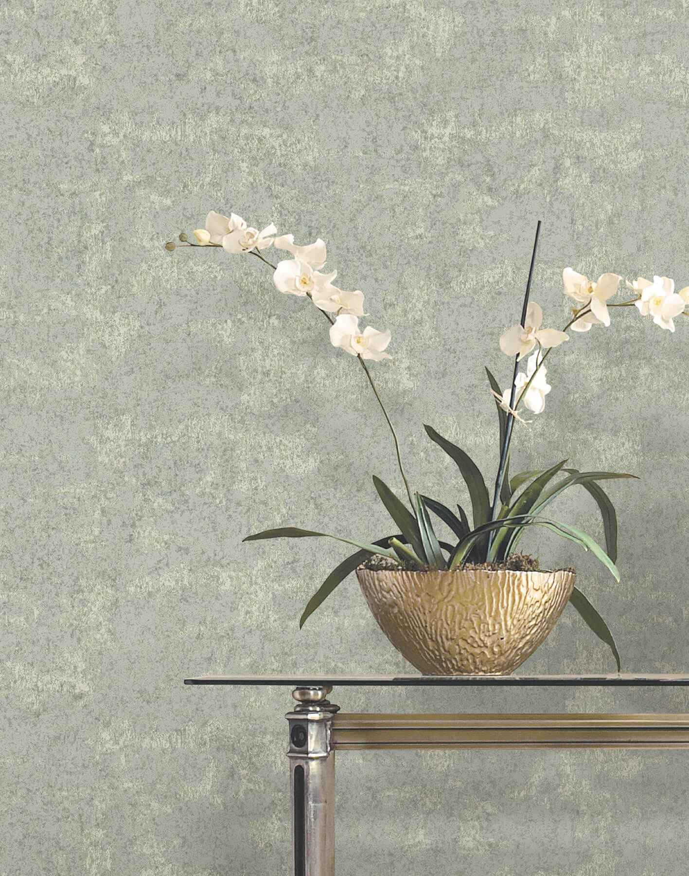 Crystal Cloud Sage Beaded Wallpaper - York Wallcoverings - VR1545 - York Wallcoverings Wallpaper