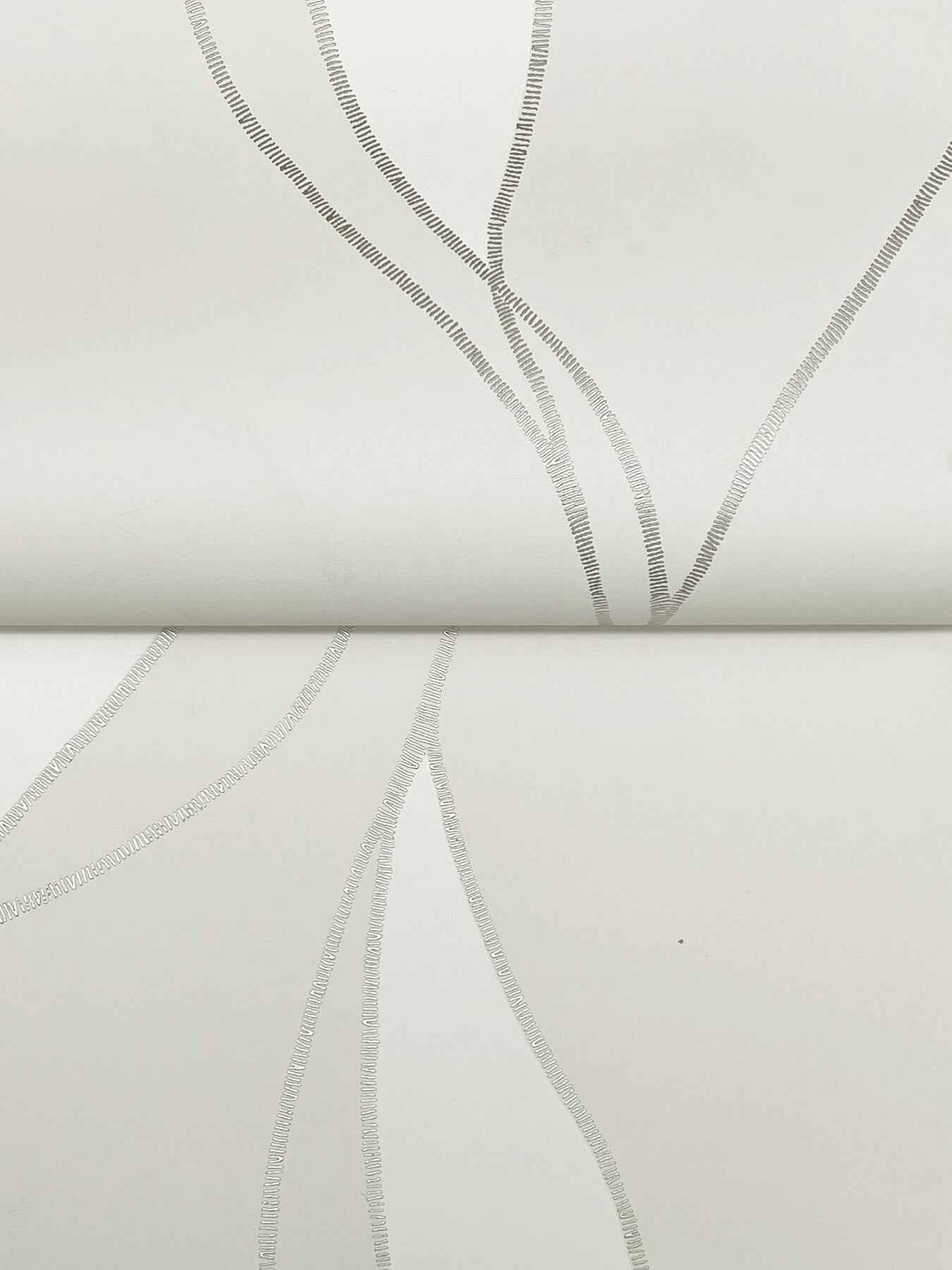 Society Hill Dove Abstract Leaf Wallpaper - York Wallcoverings - VR1550 - York Wallcoverings Wallpaper