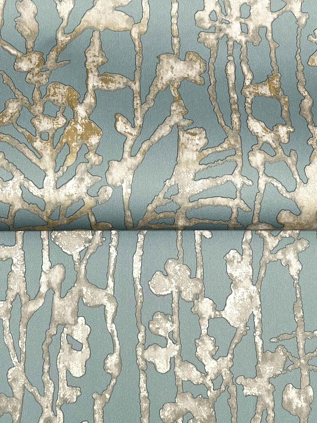 Filigree Light Blue Abstract Wallpaper - York Wallcoverings - VR1557 - York Wallcoverings Wallpaper