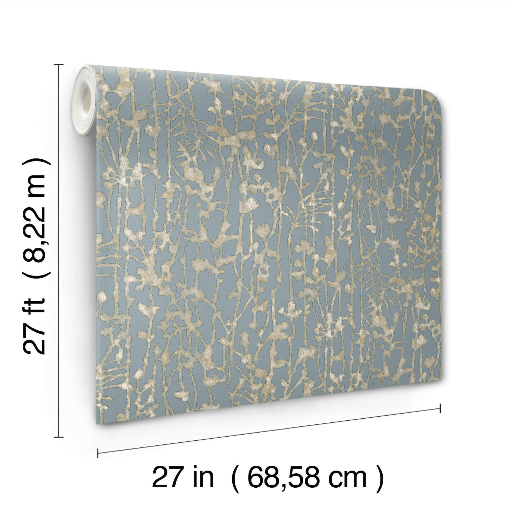filigree-light-blue-abstract-wallpaper-york-wallcoverings-vr1557 - York Wallcoverings Wallpaper