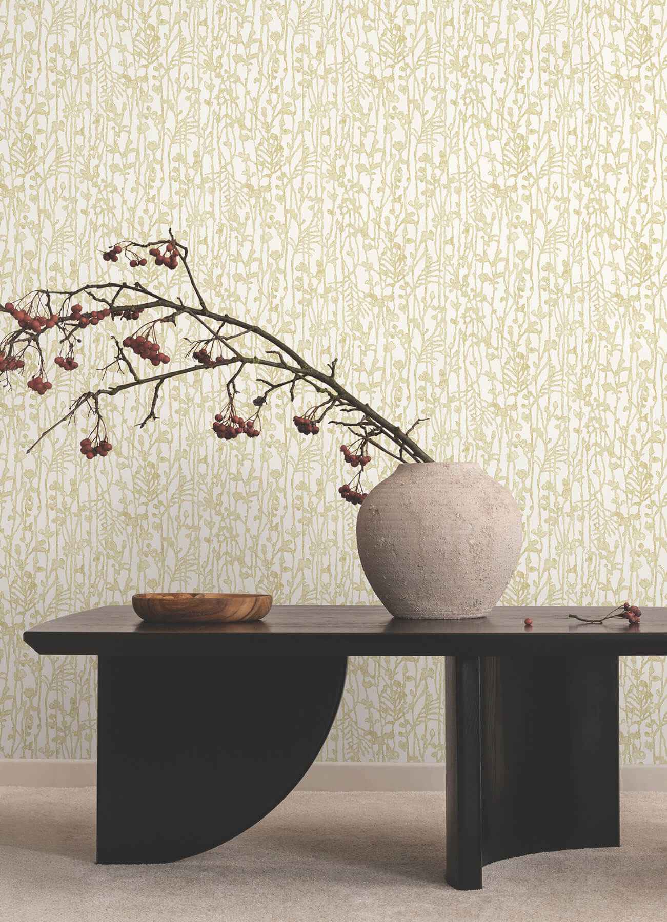 Filigree Gold Abstract Wallpaper - York Wallcoverings - VR1560 - York Wallcoverings Wallpaper