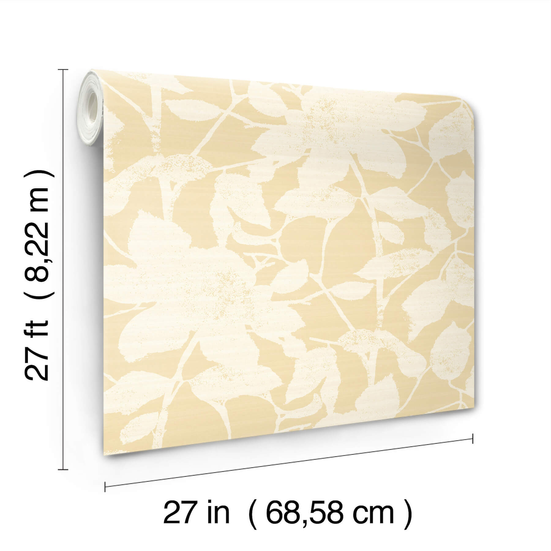 solange-butter-botanical-wallpaper-york-wallcoverings-ll3215 - York Wallcoverings Wallpaper