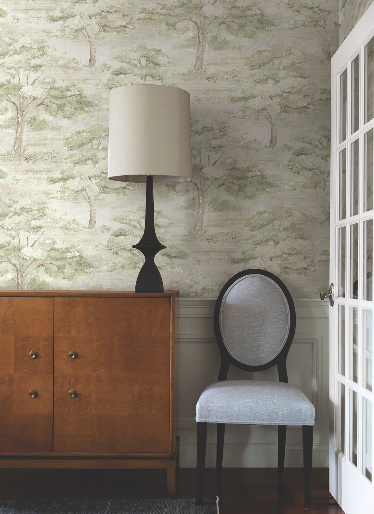 Moreno Green Woodland Wallpaper - York Wallcoverings - LL3224 - York Wallcoverings Wallpaper