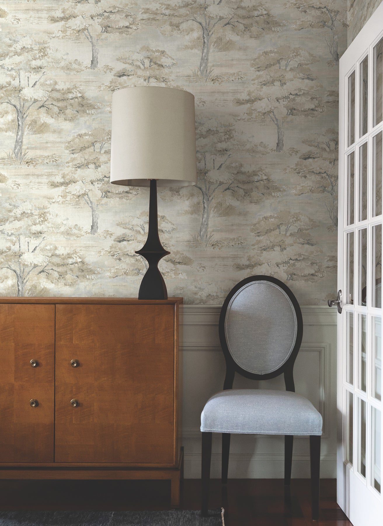 Moreno Neutral Woodland Wallpaper - York Wallcoverings - LL3227 - York Wallcoverings Wallpaper