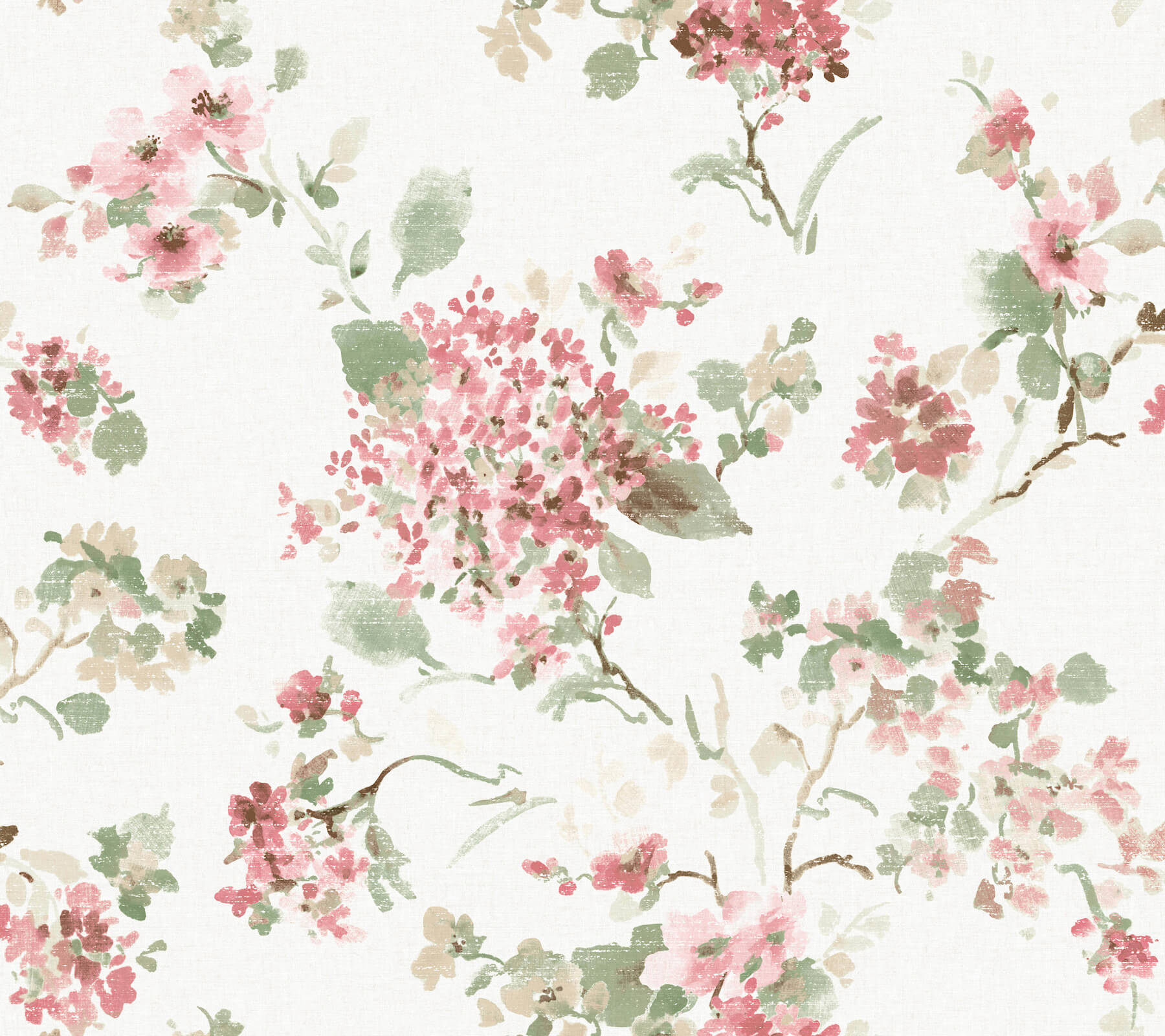 veiled-garden-pink-floral-wallpaper-york-wallcoverings-ll3231 - York Wallcoverings Wallpaper