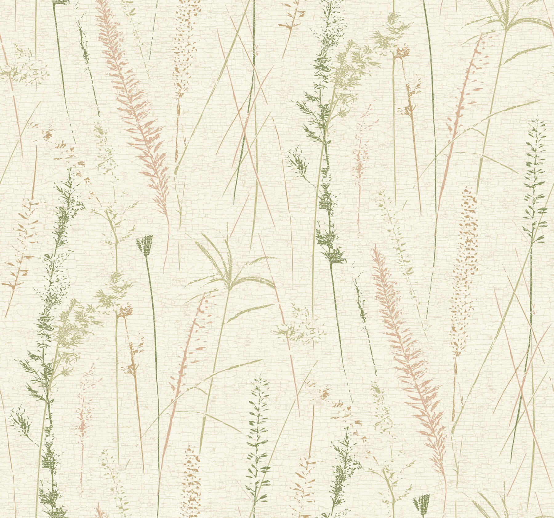 meadow-splendor-salmon-botanical-wallpaper-york-wallcoverings-ll3238 - York Wallcoverings Wallpaper