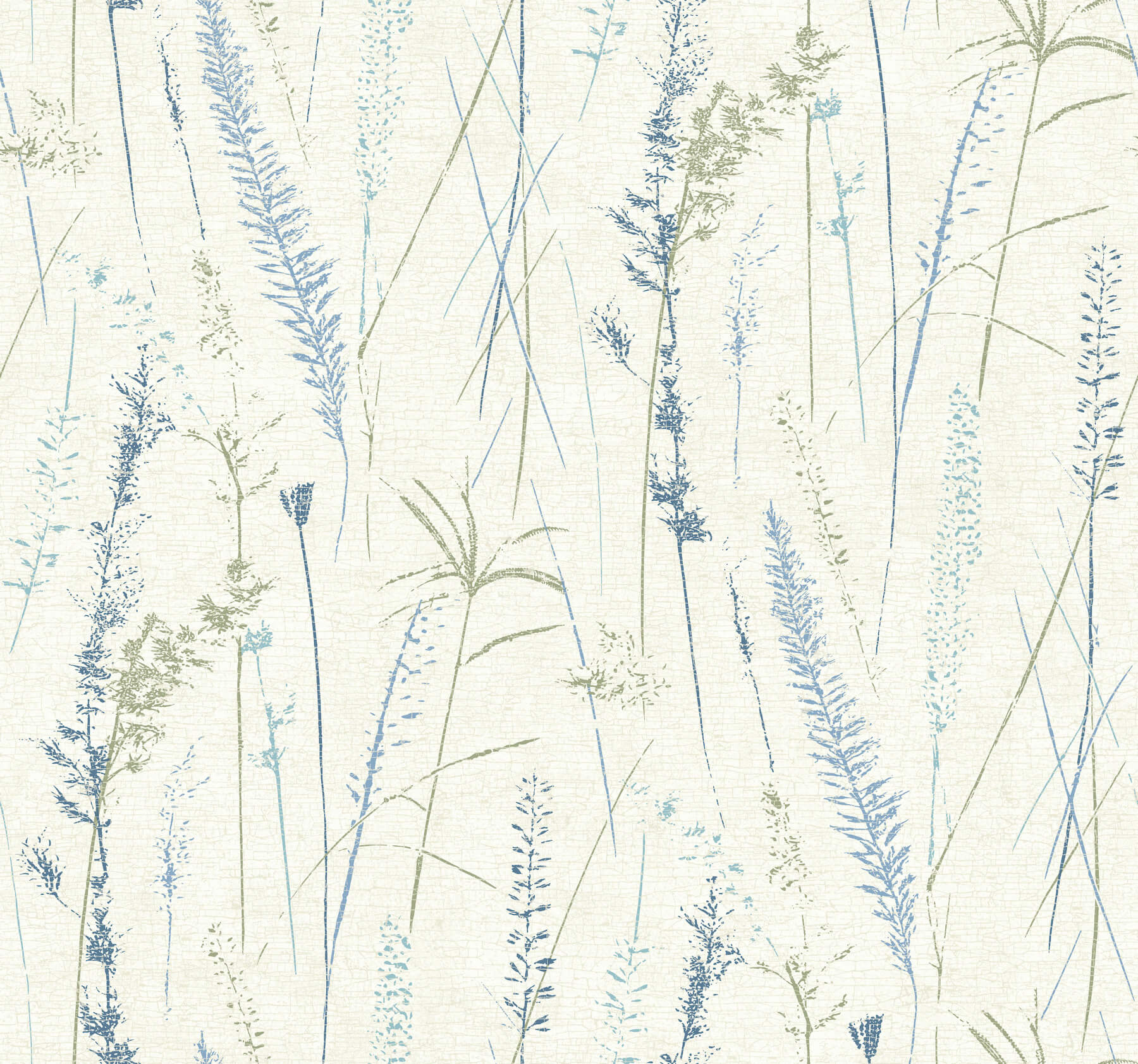 meadow-splendor-blue-botanical-wallpaper-york-wallcoverings-ll3242 - York Wallcoverings Wallpaper