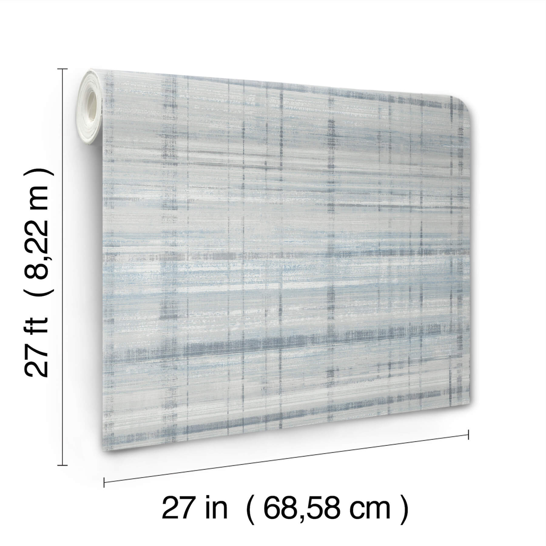 vanishing-point-blue-striated-wallpaper-york-wallcoverings-ll3245 - York Wallcoverings Wallpaper