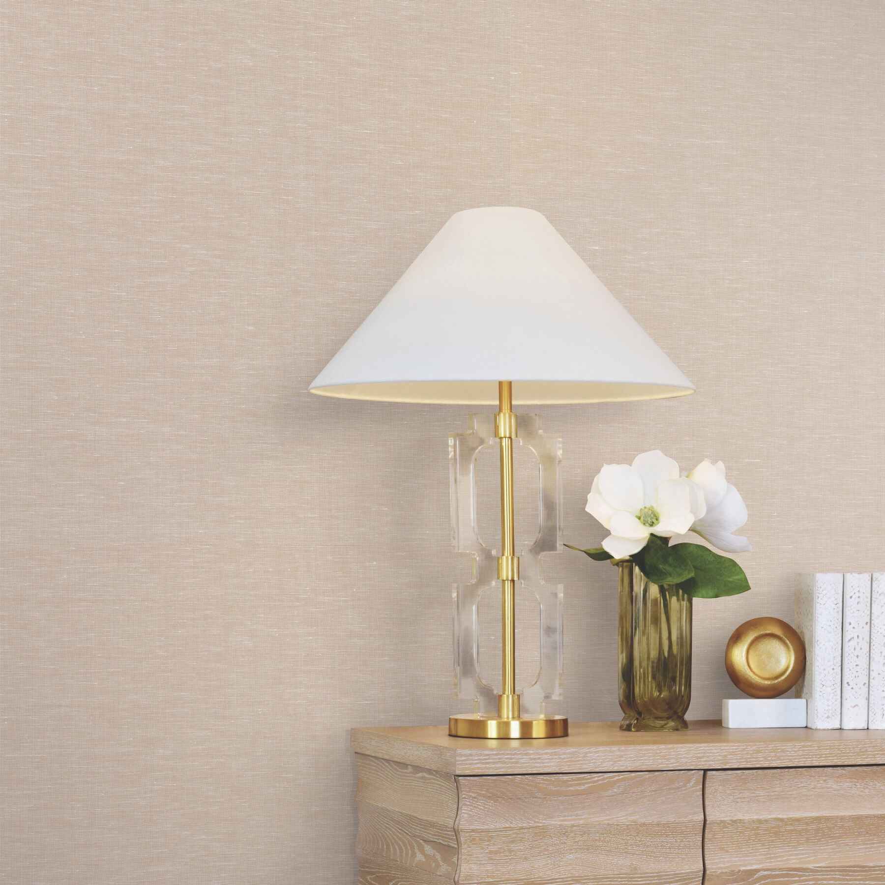 Hempfield Weave Wheat Loomed Wallpaper - York Wallcoverings - LL4350 - York Wallcoverings Wallpaper