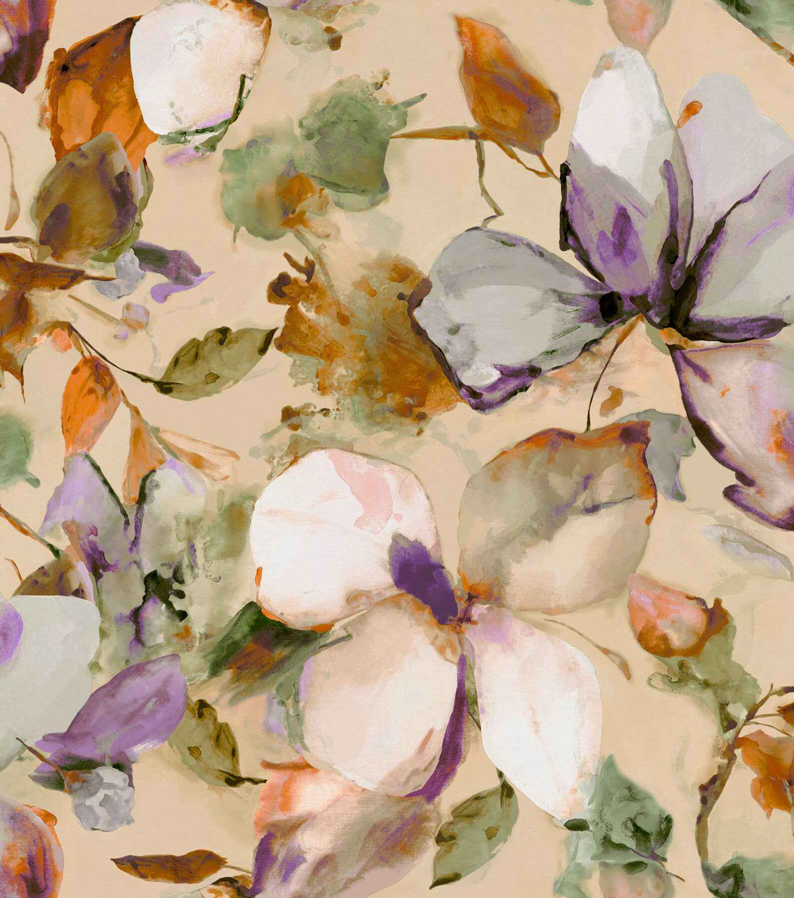 Florian Lavender Wall Mural - York Wallcoverings - 4202-367546M