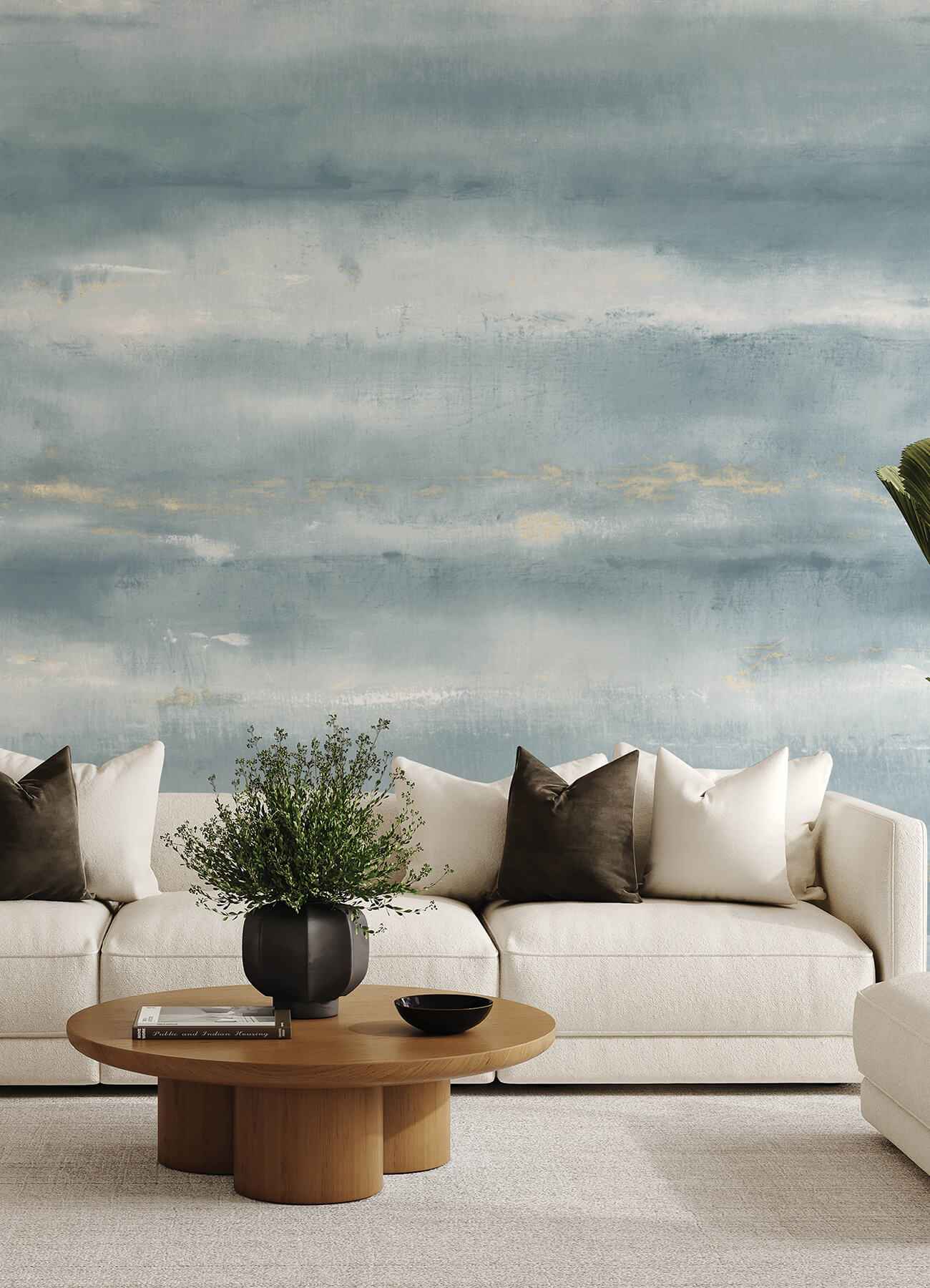 Aveline Indigo Wall Mural - York Wallcoverings - 4202-367706M - York Wallcoverings Wallpaper