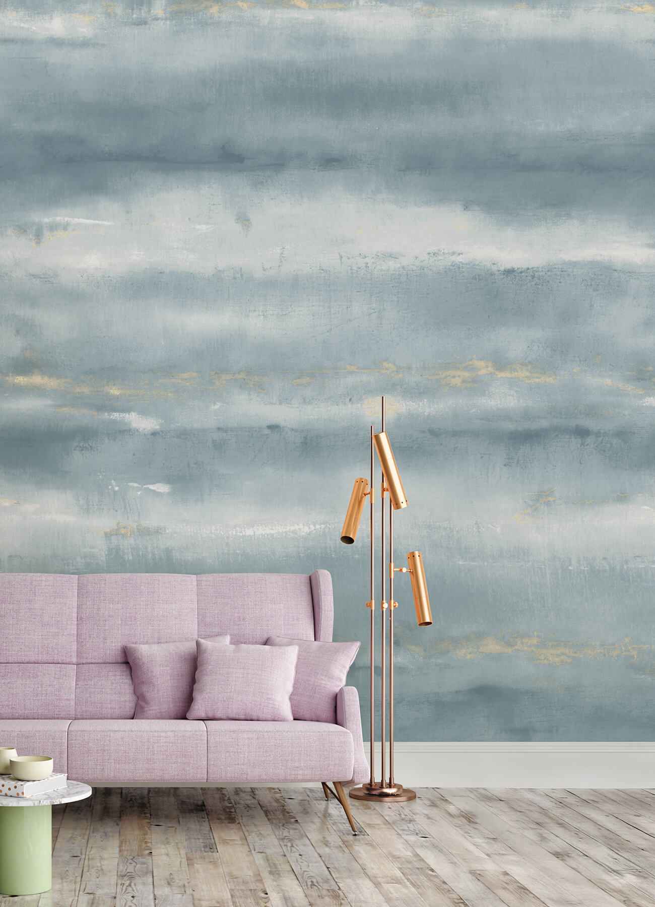 Aveline Indigo Wall Mural - York Wallcoverings - 4202-367706M - York Wallcoverings Wallpaper