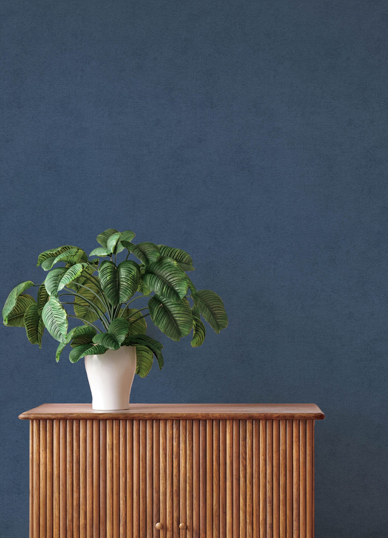 cullen-navy-faux-linen-wallpaper-york-wallcoverings-4202-408232 - York Wallcoverings Wallpaper