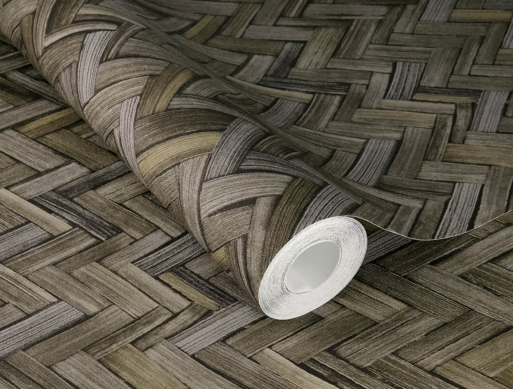 ellery-charcoal-herringbone-wallpaper-york-wallcoverings-4202-410358 - York Wallcoverings Papel pintado