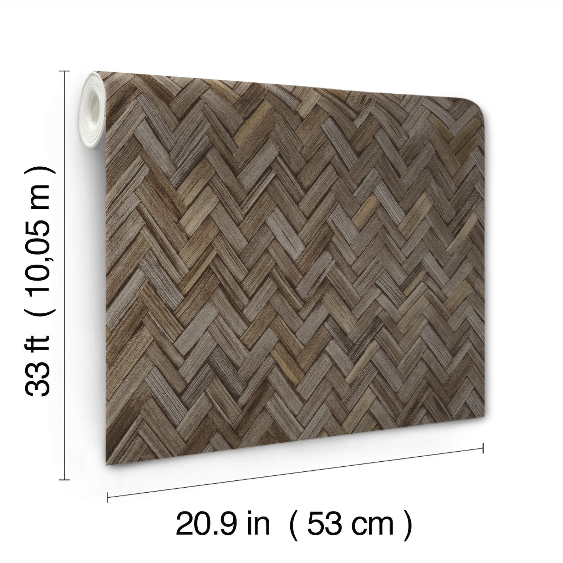 ellery-charcoal-herringbone-wallpaper-york-wallcoverings-4202-410358 - York Wallcoverings Papel pintado