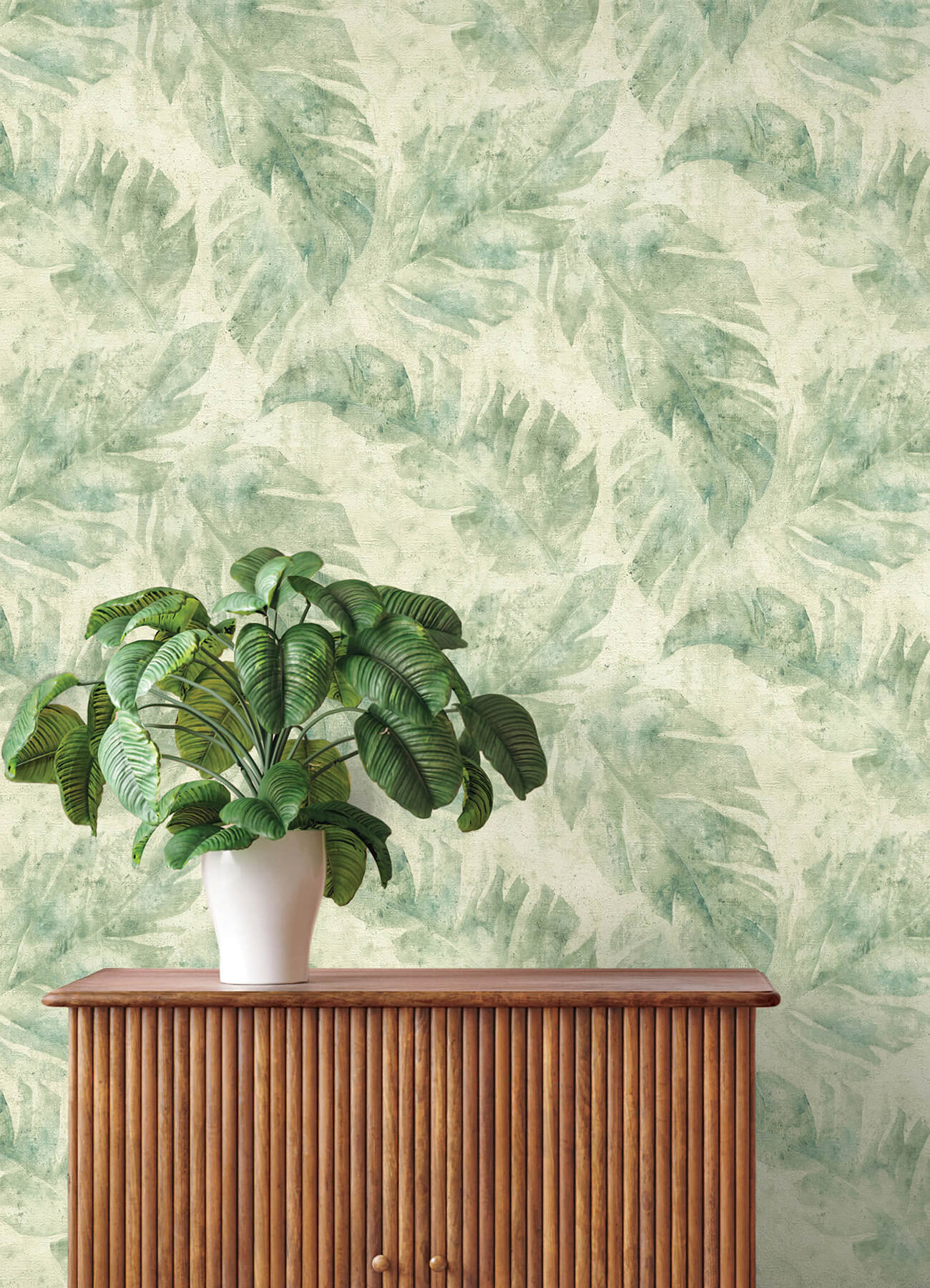 sanne-green-palm-wallpaper-york-wallcoverings-4202-416121 - York Wallcoverings Papel pintado