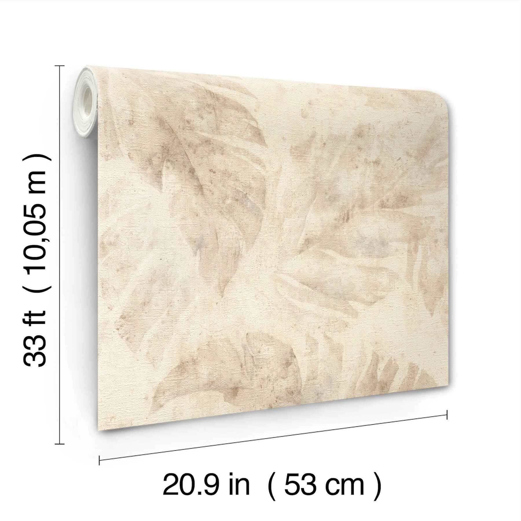 Sanne Beige Palm Wallpaper - York Wallcoverings - 4202-416145 - York Wallcoverings Wallpaper