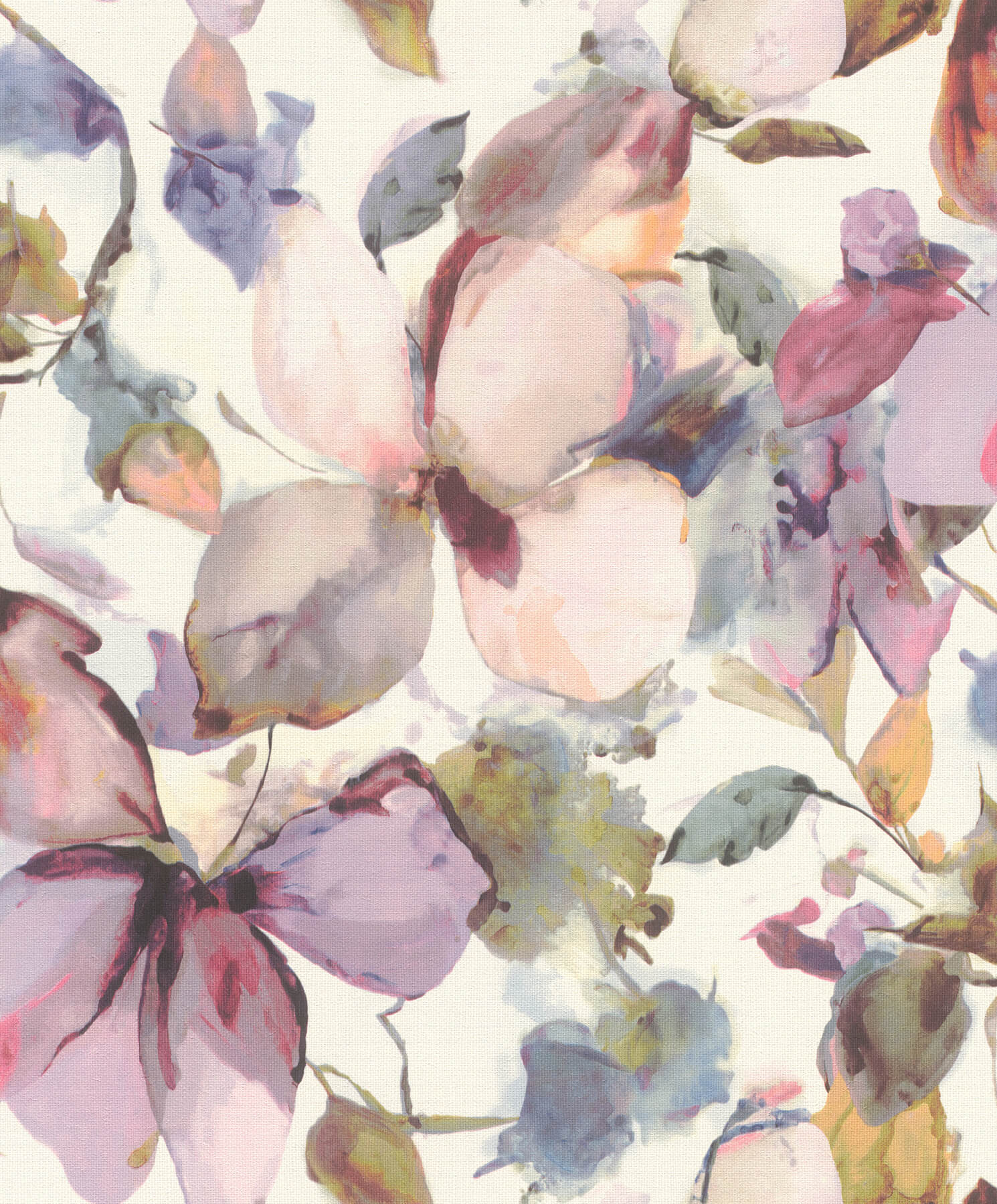 liliana-plum-floral-wallpaper-york-wallcoverings-4202-481228 - York Wallcoverings Wallpaper