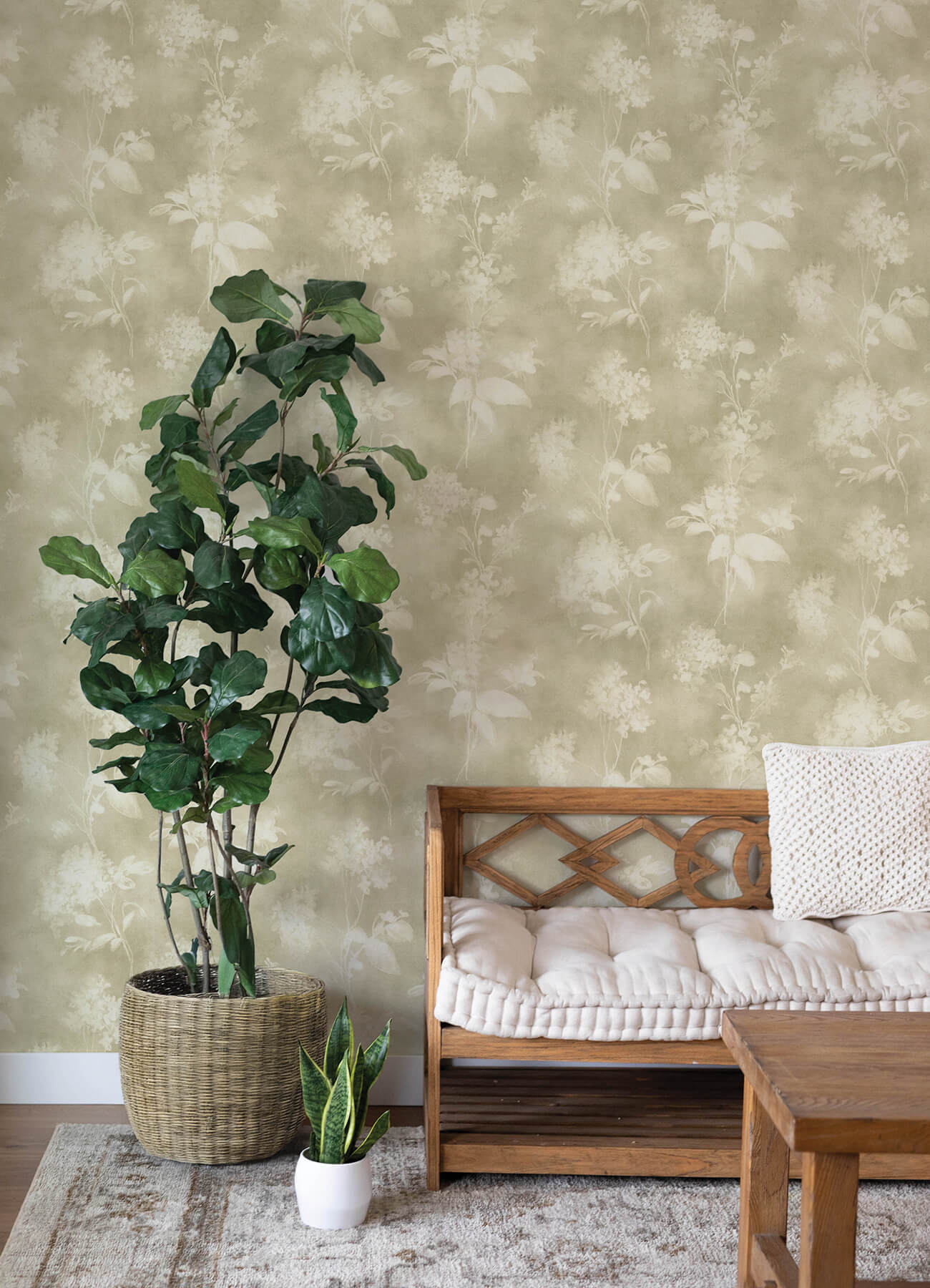 izara-light-green-botanical-wallpaper-york-wallcoverings-4202-481402 - York Wallcoverings Papel pintado