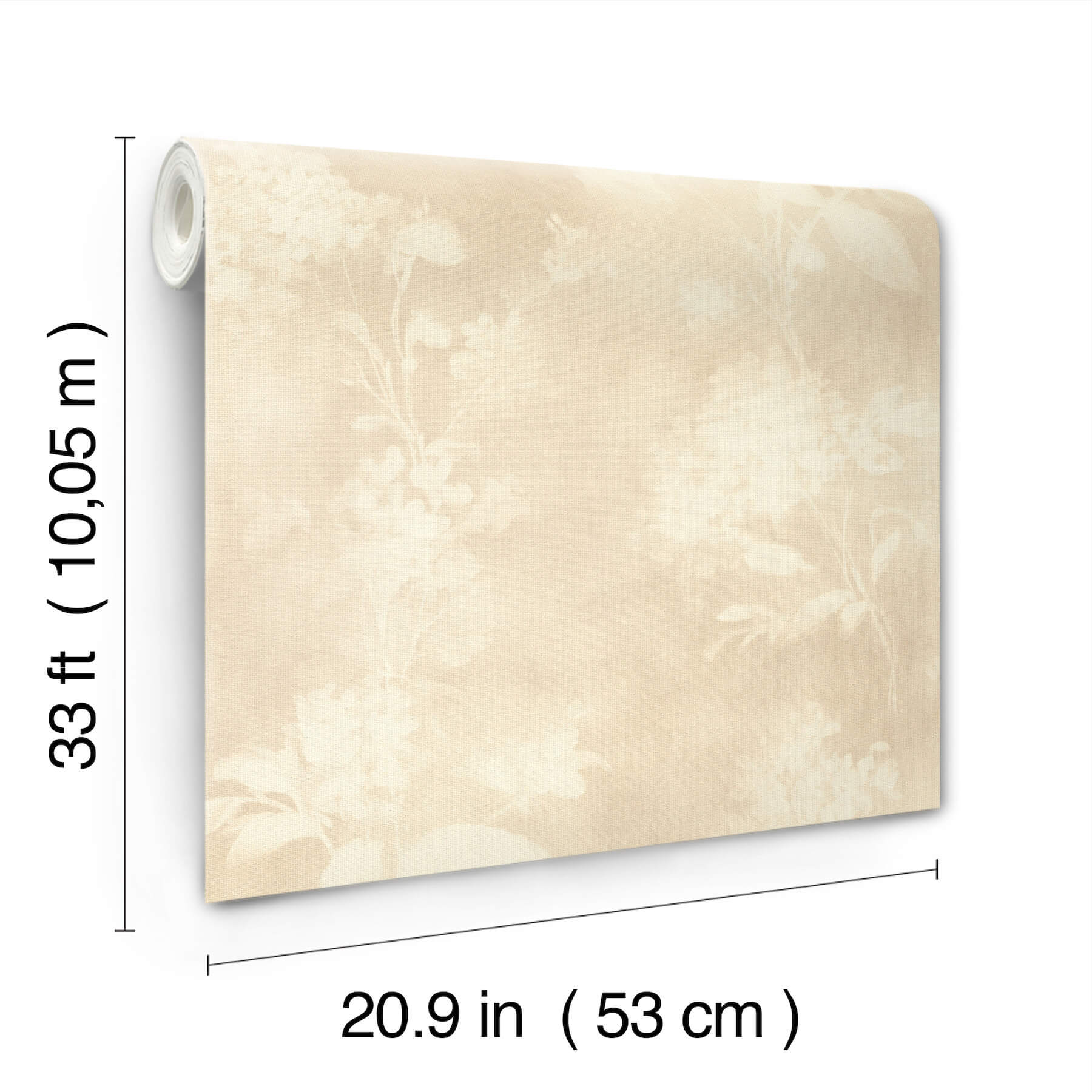 izara-beige-botanical-wallpaper-york-wallcoverings-4202-481419 - York Wallcoverings Papel pintado