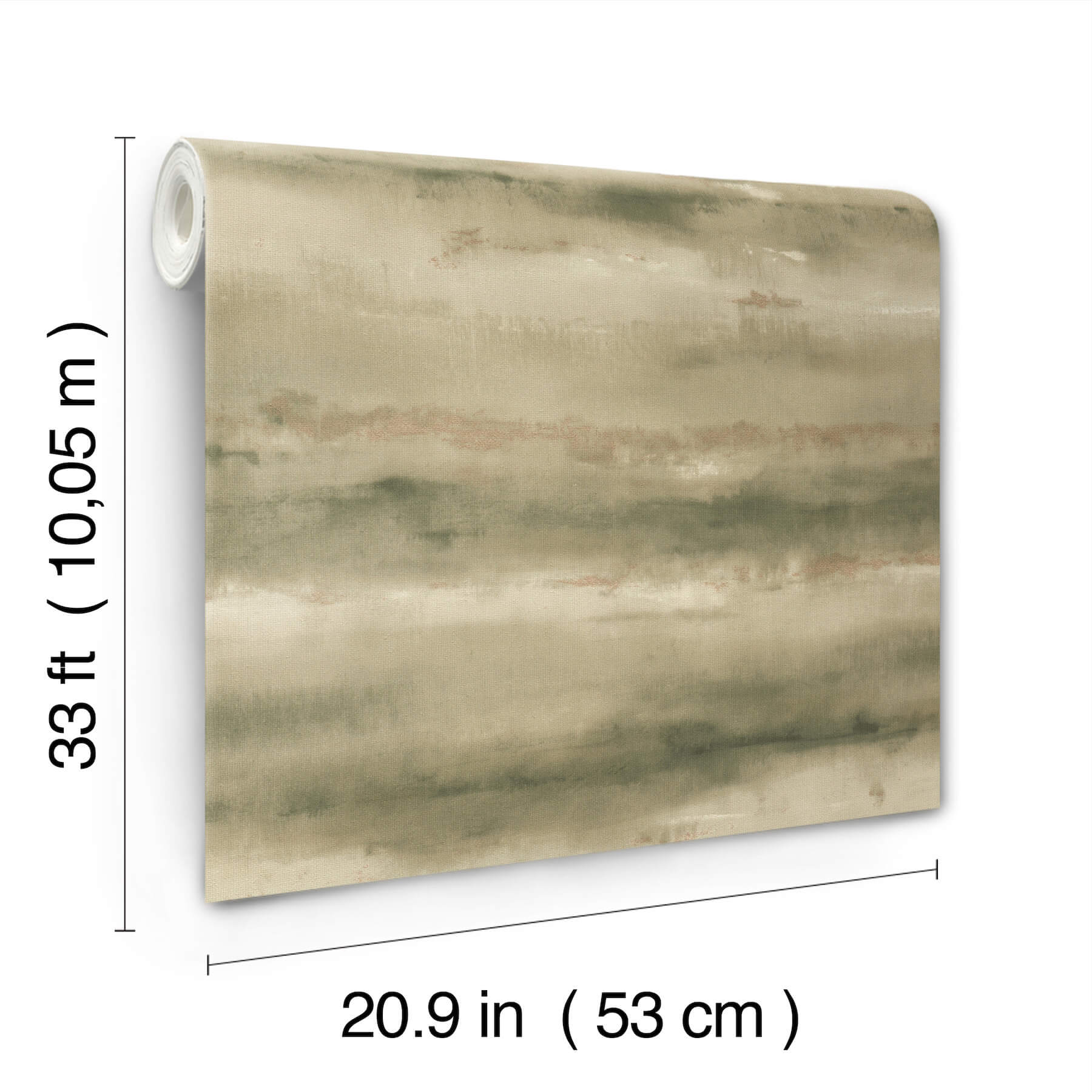 ayla-green-abstract-stripe-wallpaper-york-wallcoverings-4202-481655 - York Wallcoverings Papel pintado