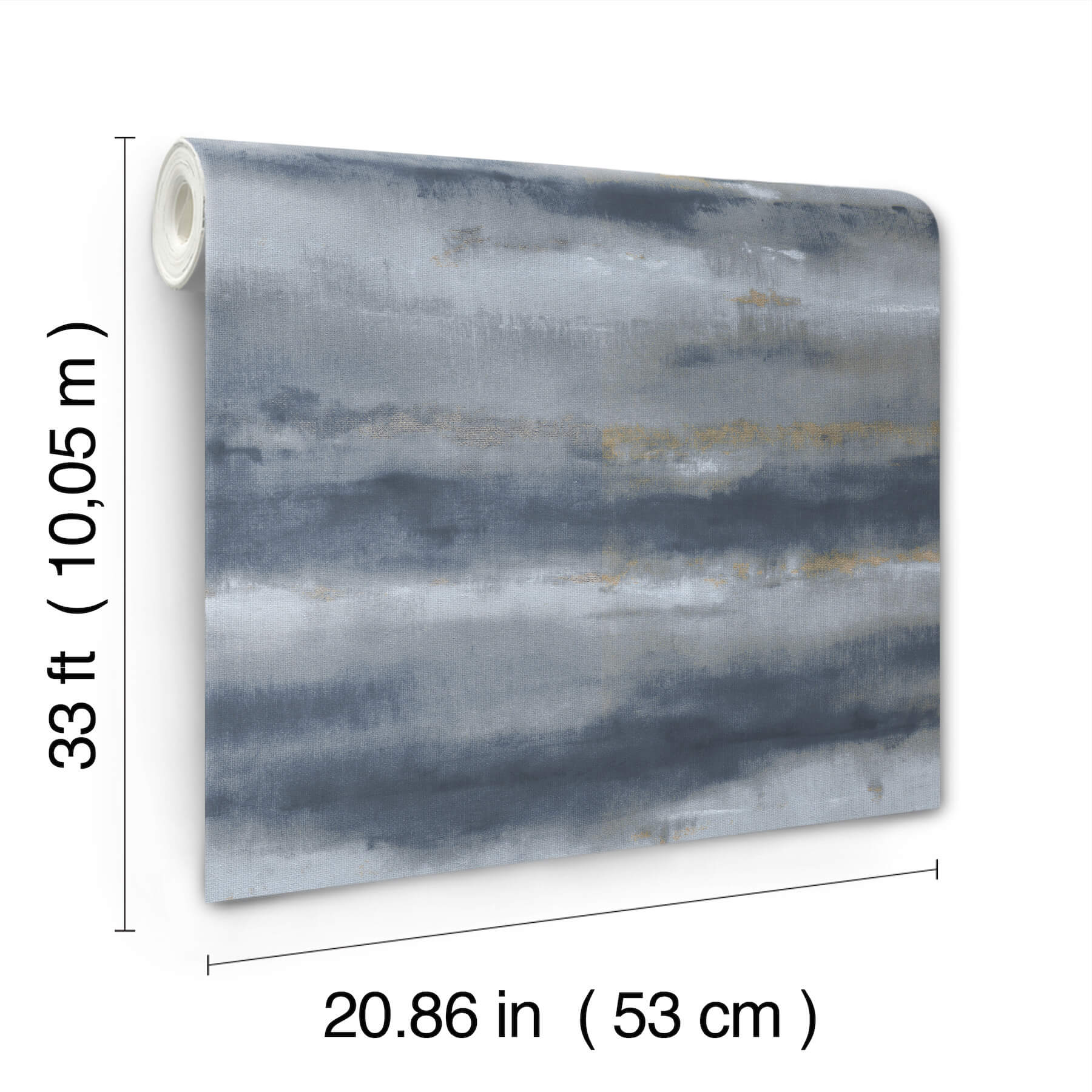 ayla-indigo-abstract-stripe-wallpaper-york-wallcoverings-4202-481662 - York Wallcoverings Papel pintado