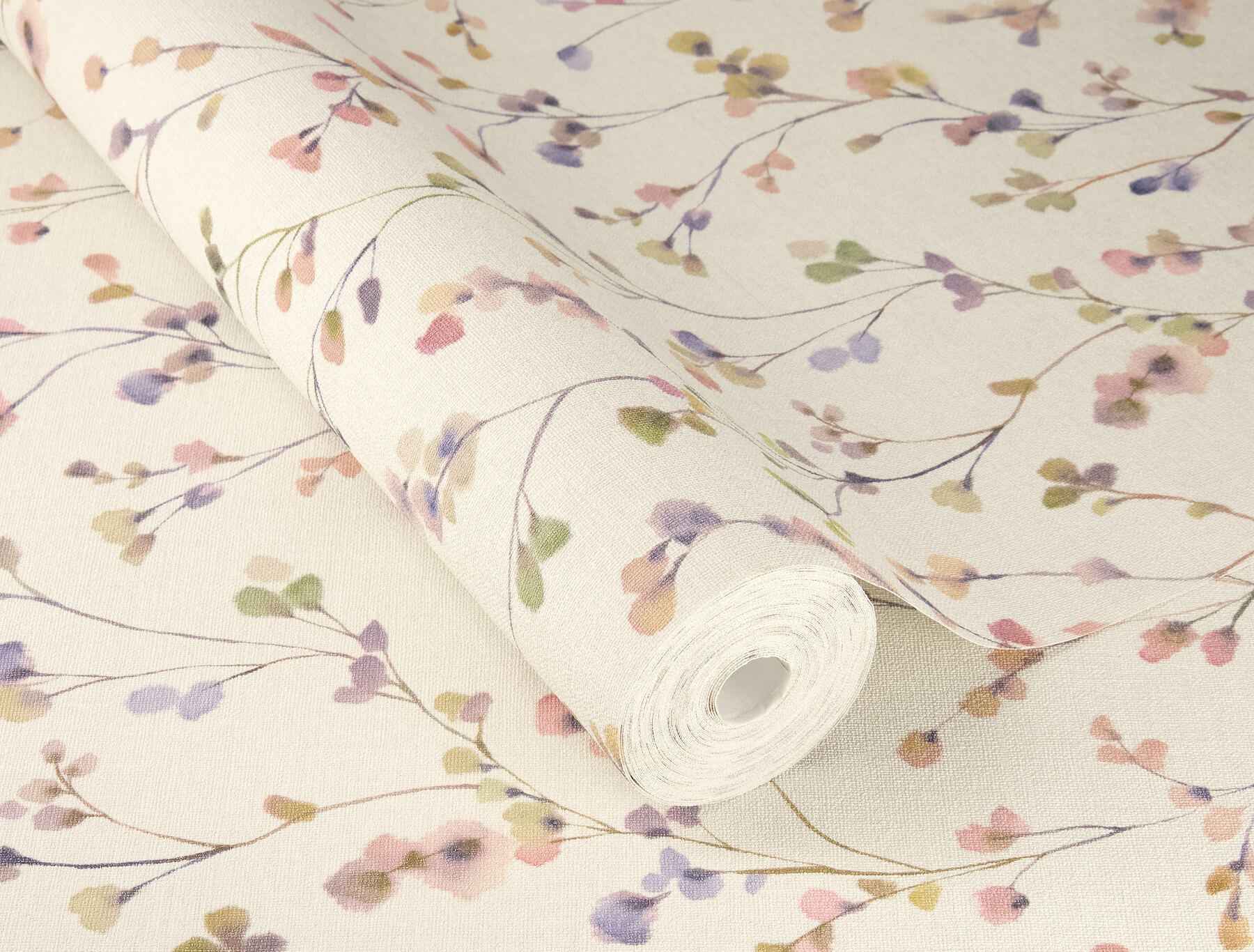 Romy Pink Springtime Trail Wallpaper - York Wallcoverings - 4202-486155 - York Wallcoverings Wallpaper