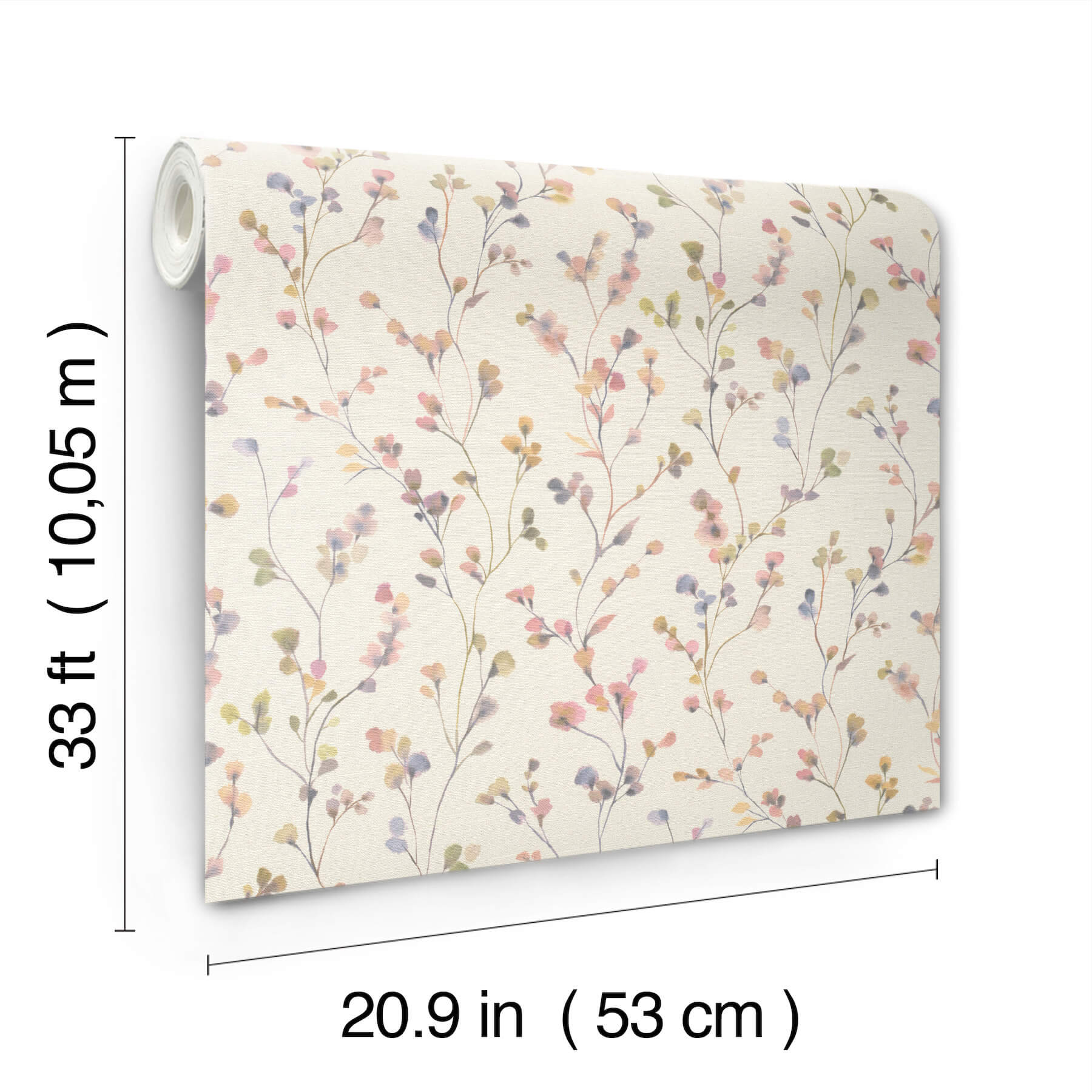 romy-pink-springtime-trail-wallpaper-york-wallcoverings-4202-486155 - York Wallcoverings Papel pintado